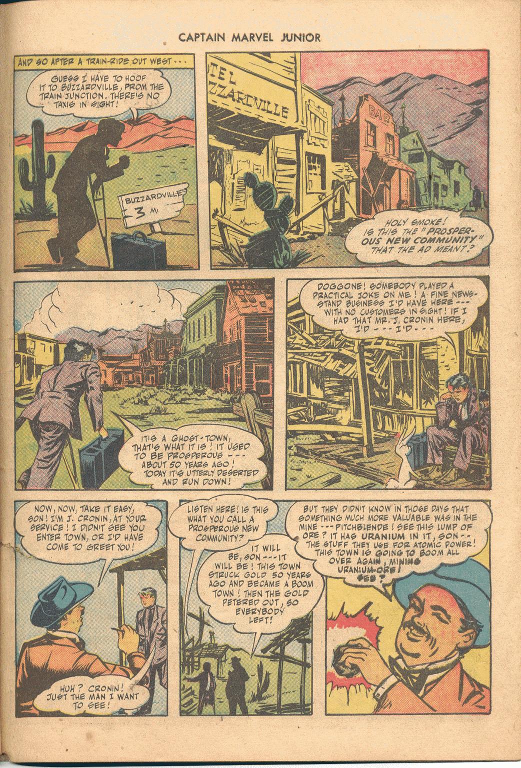 Read online Captain Marvel, Jr. comic -  Issue #38 - 38