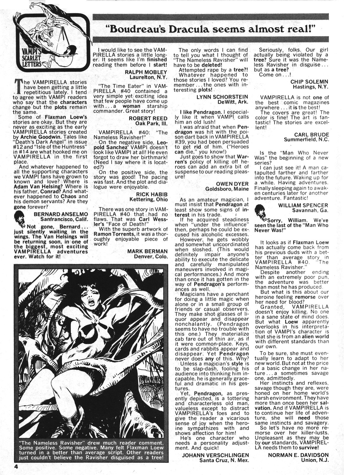 Read online Vampirella (1969) comic -  Issue #42 - 4