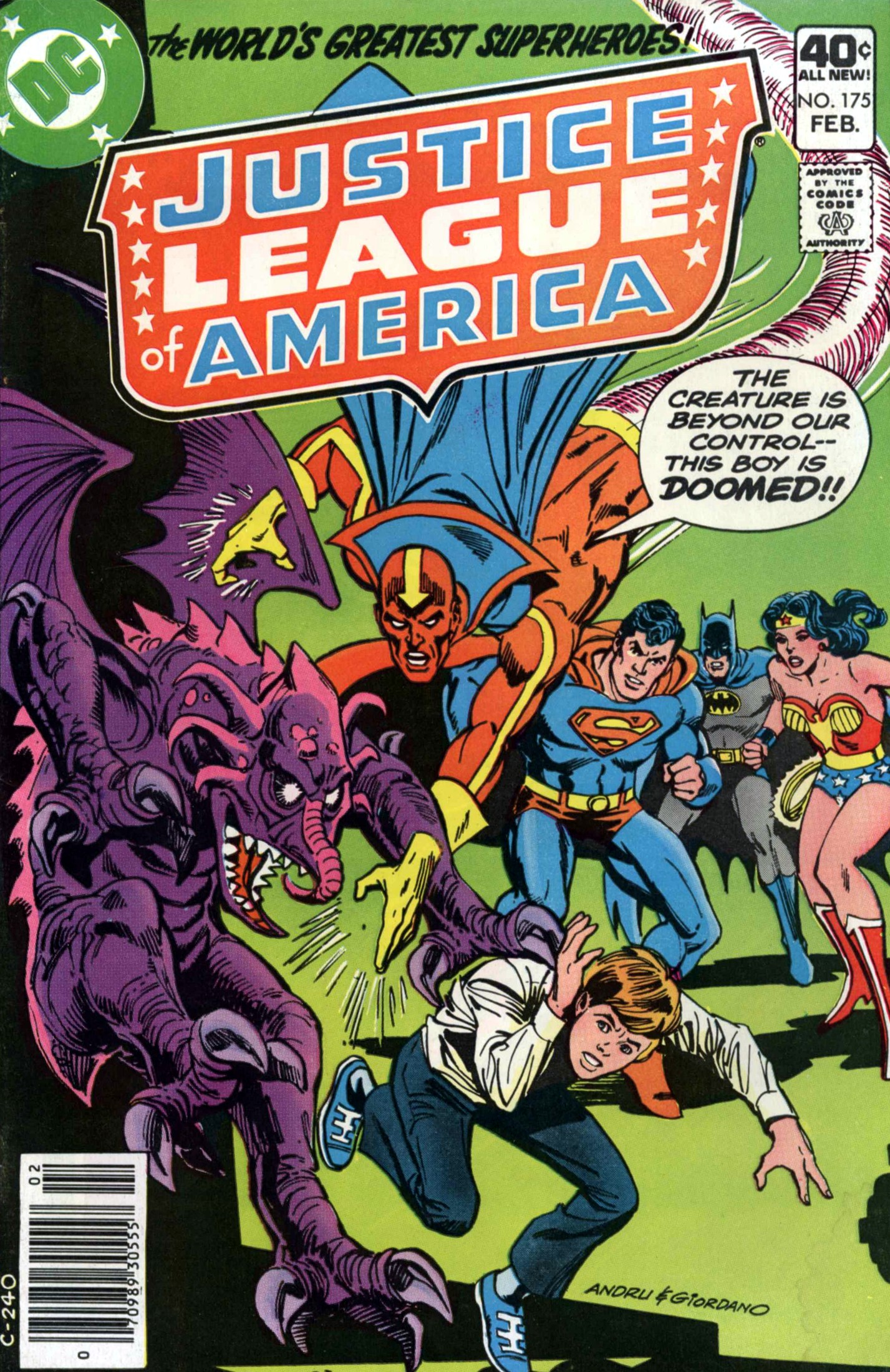 Read online Justice League of America (1960) comic -  Issue #175 - 1