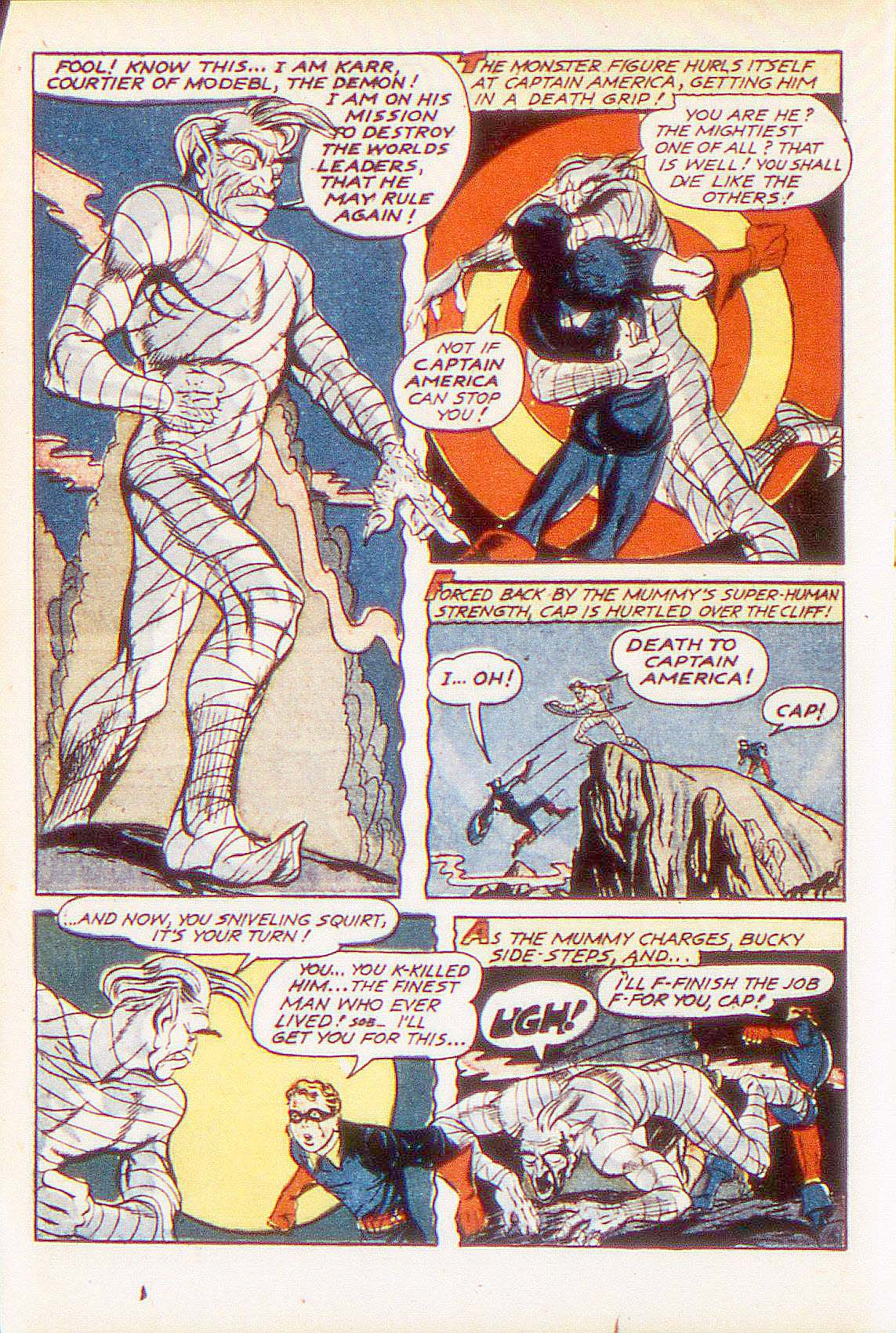 Read online Captain America Comics comic -  Issue #25 - 36