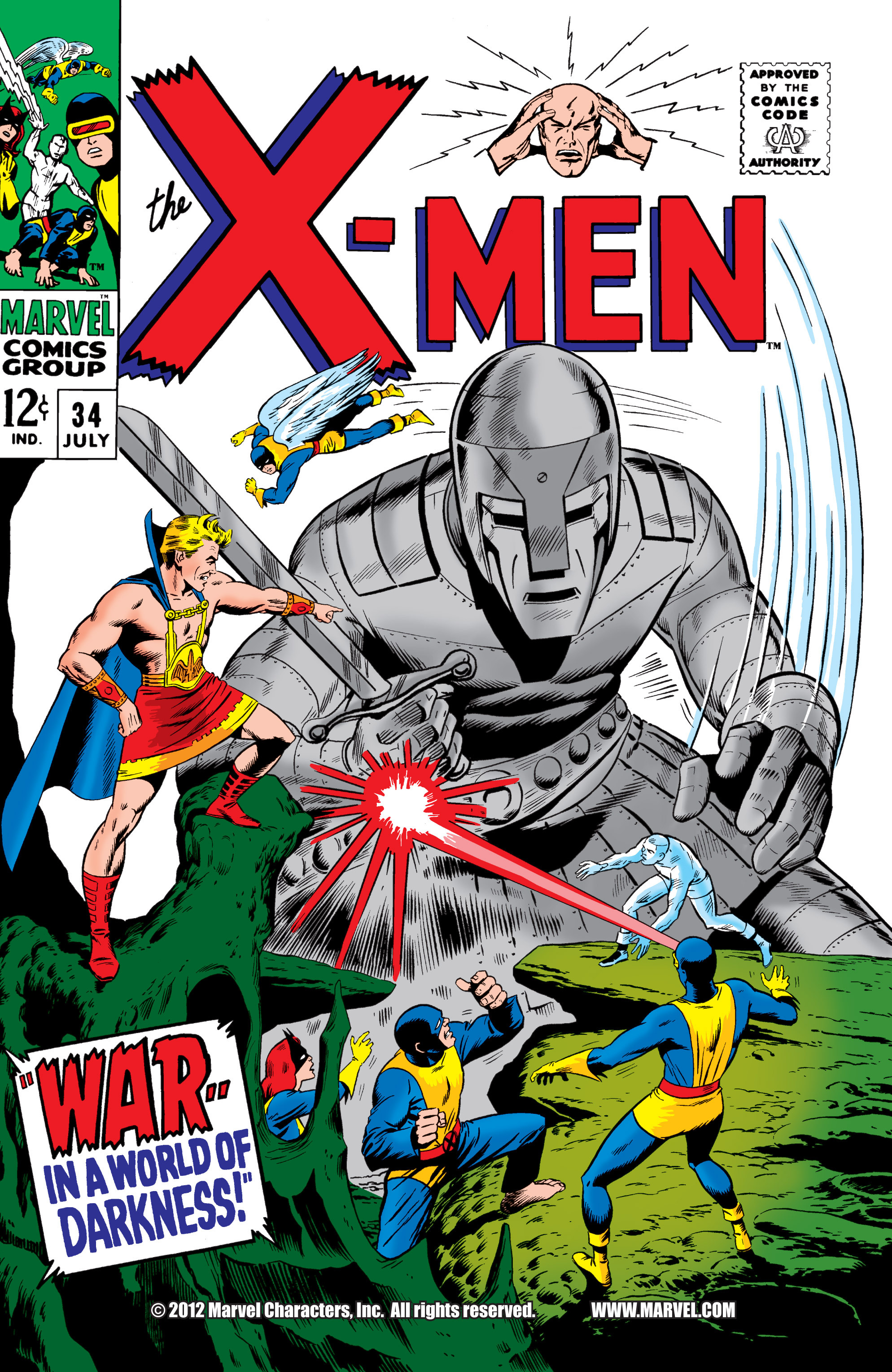 Read online Uncanny X-Men (1963) comic -  Issue #34 - 1
