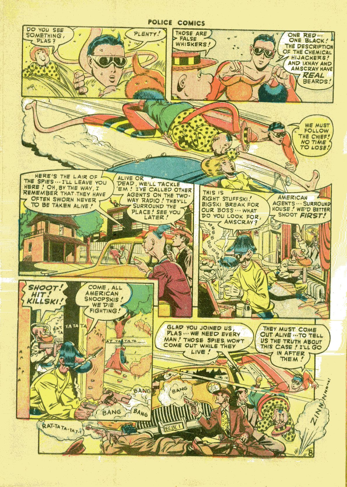 Read online Police Comics comic -  Issue #73 - 10