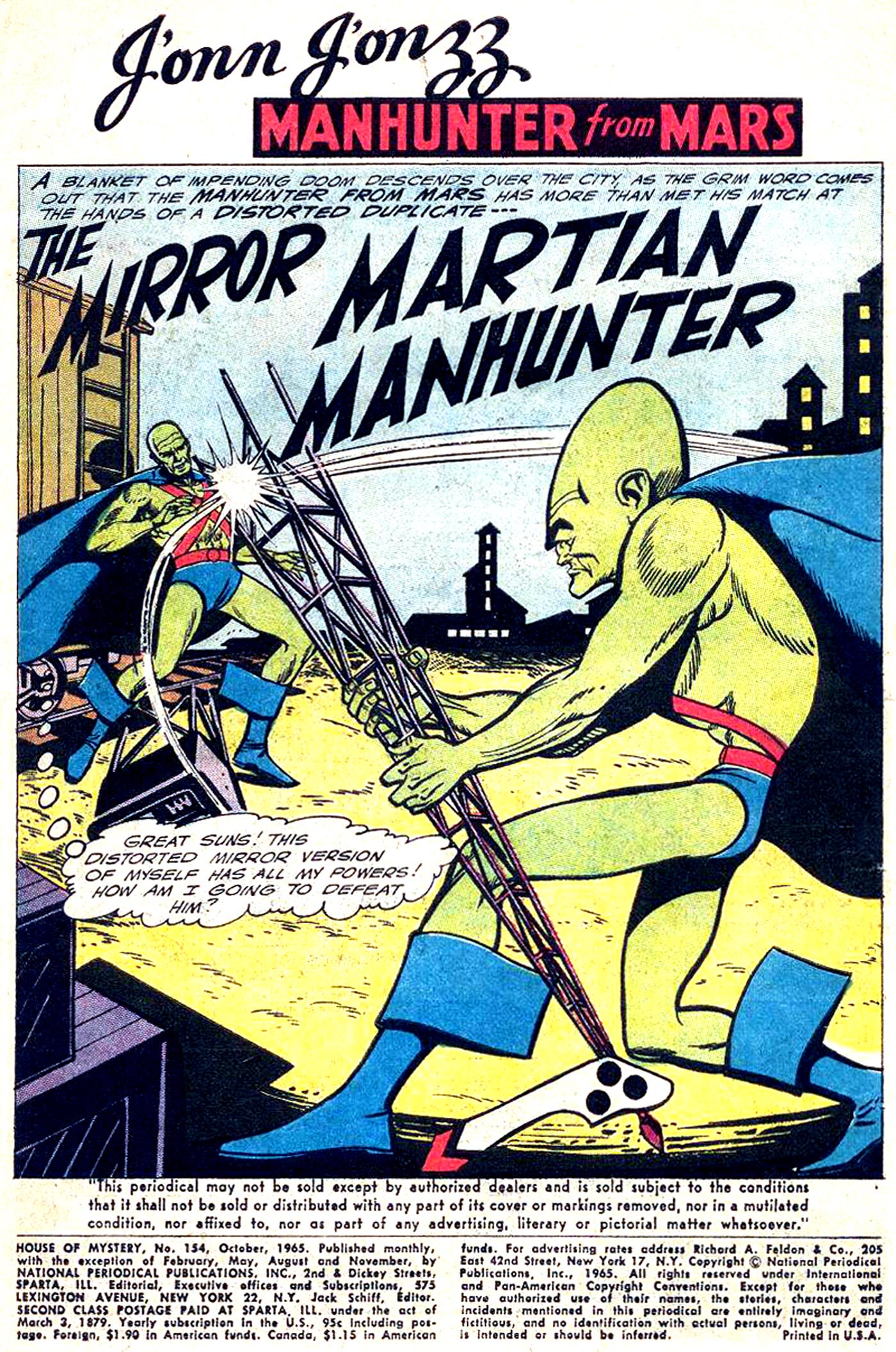 Read online House of Mystery (1951) comic -  Issue #154 - 3