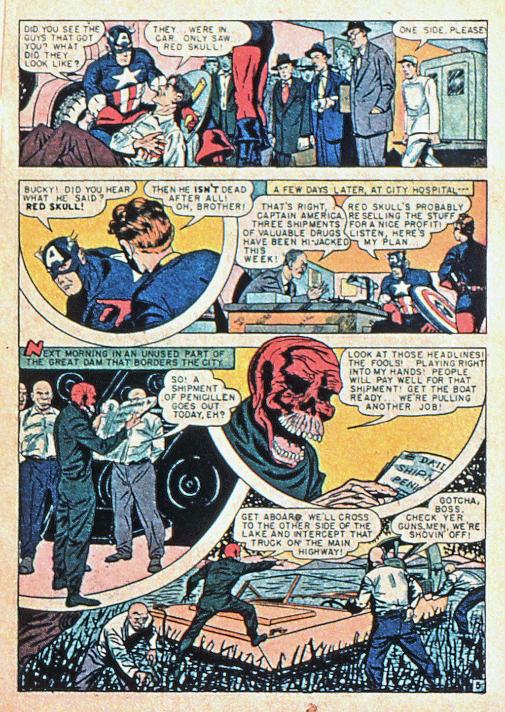 Read online Captain America Comics comic -  Issue #61 - 7