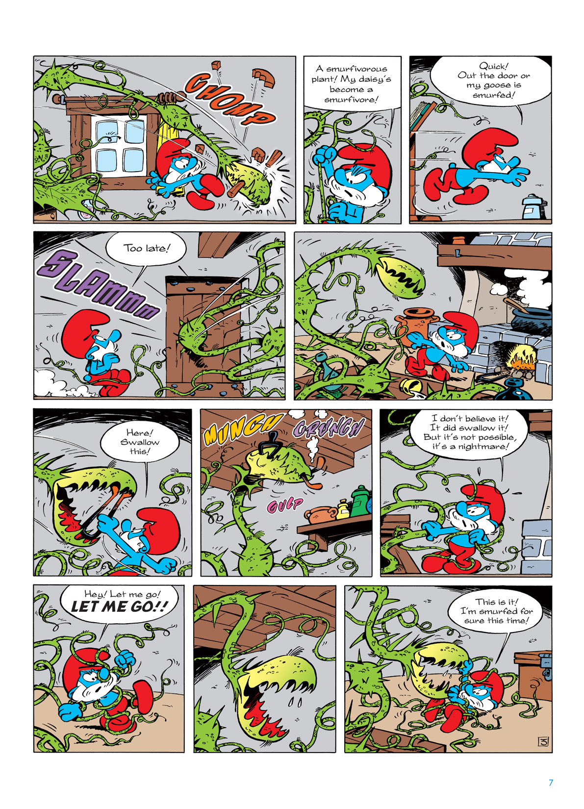 Read online The Smurfs comic -  Issue #6 - 7