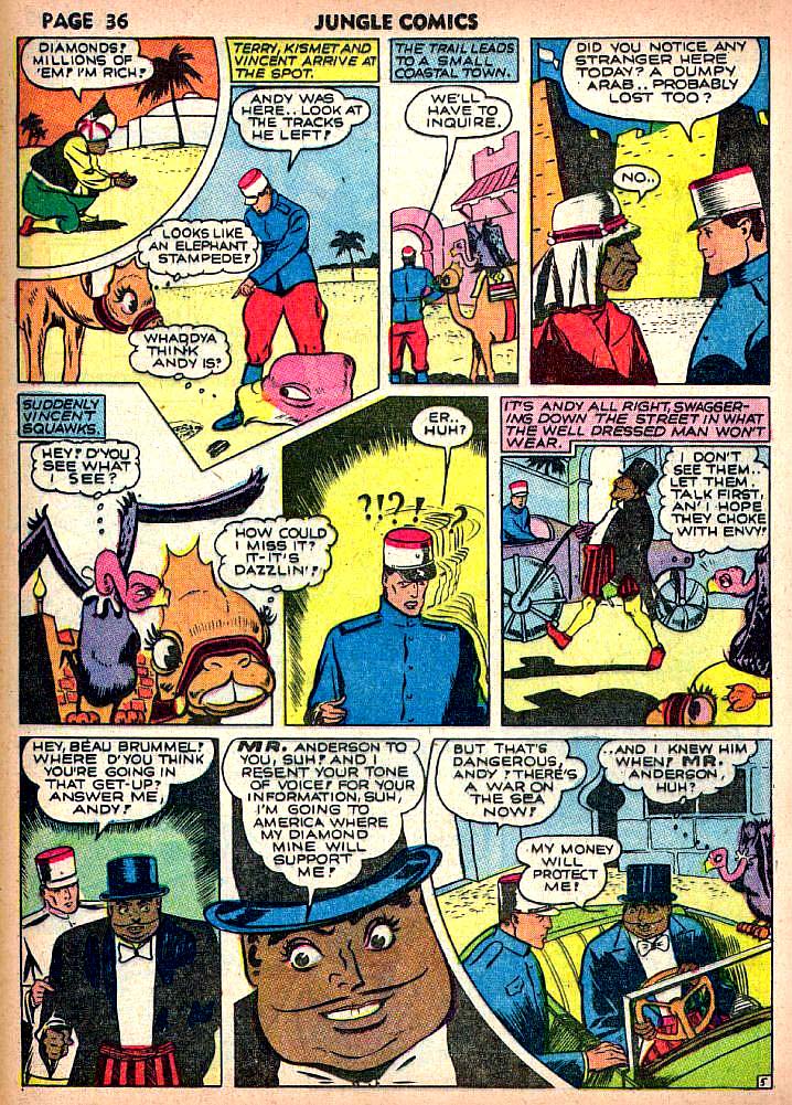 Read online Jungle Comics comic -  Issue #22 - 38