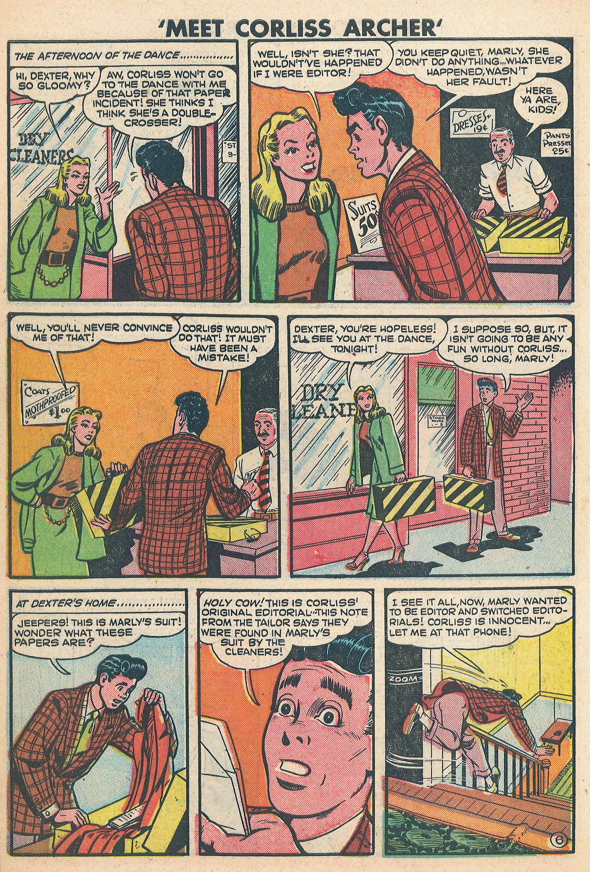 Read online Meet Corliss Archer comic -  Issue #2 - 16