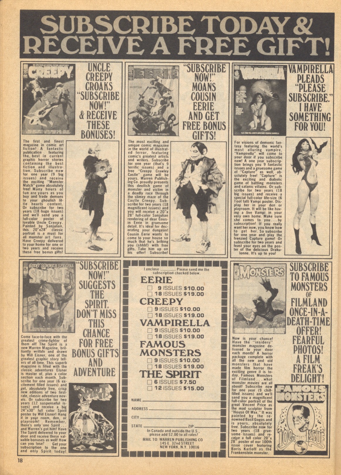 Read online Creepy (1964) comic -  Issue #74 - 18
