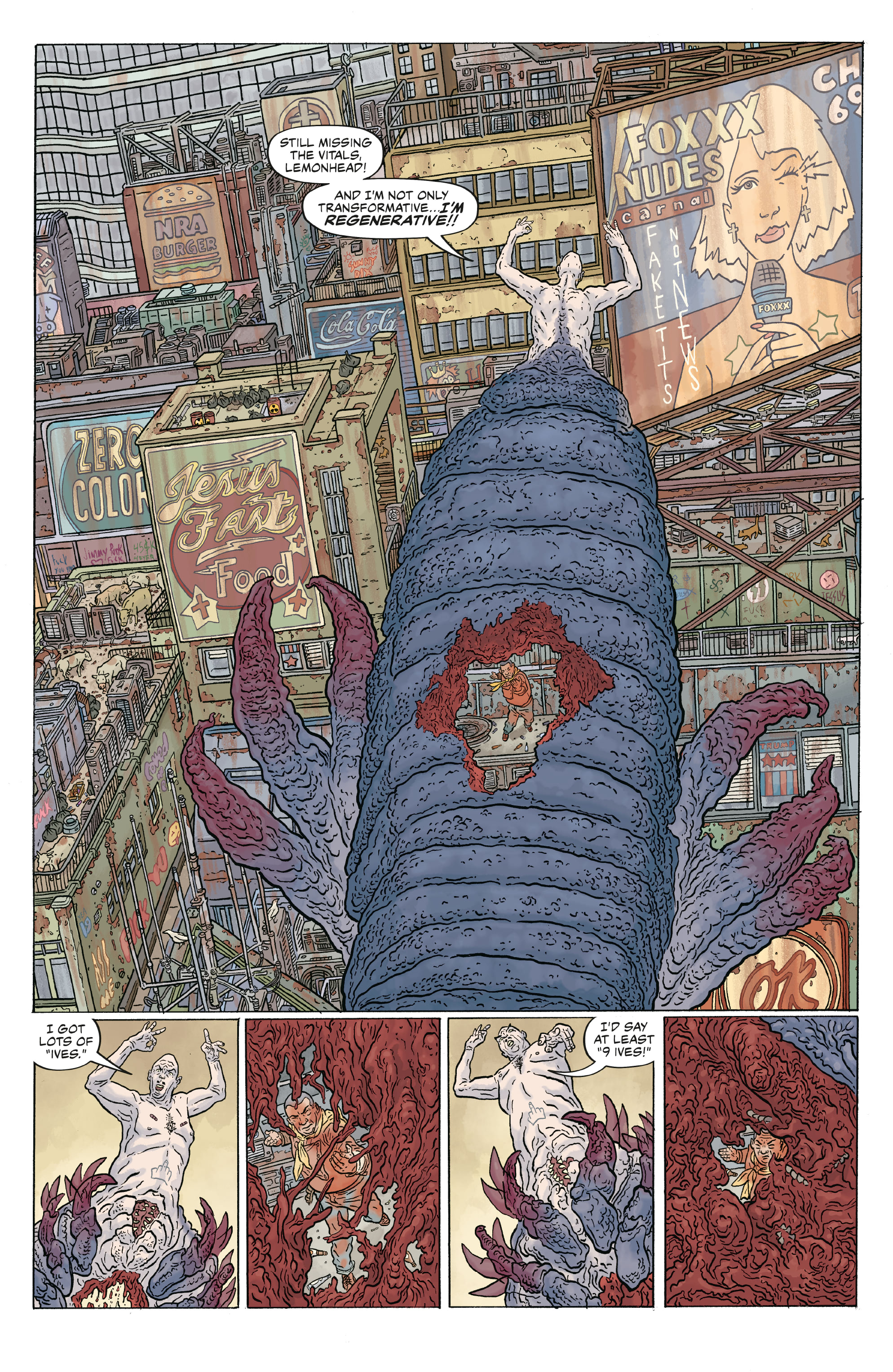 Read online Shaolin Cowboy: Cruel to Be Kin comic -  Issue #6 - 21