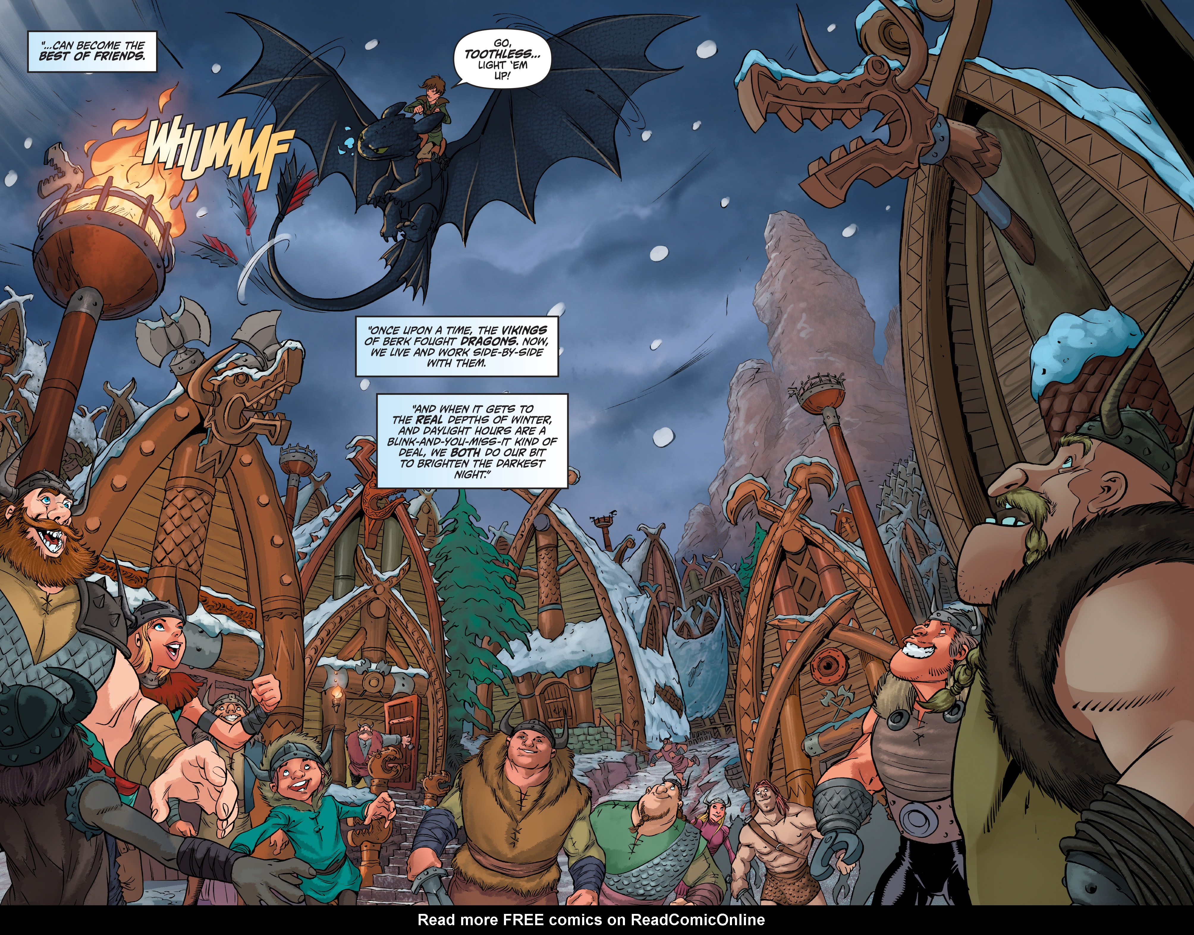 Read online DreamWorks Dragons: Defenders of Berk Collection: Fire & Ice comic -  Issue # TPB - 8