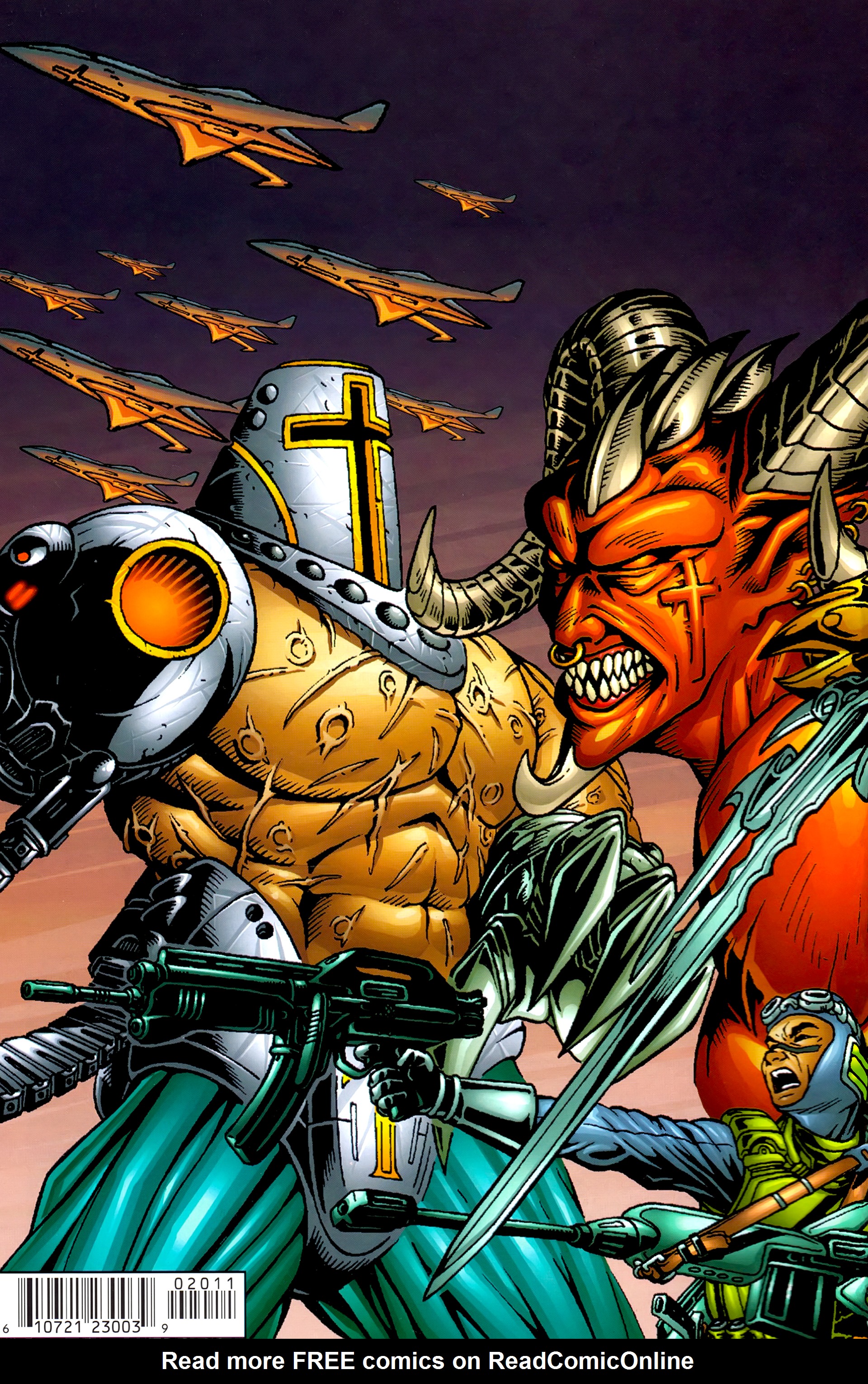 Read online Warrior Nun: Black & White comic -  Issue #20 - 35