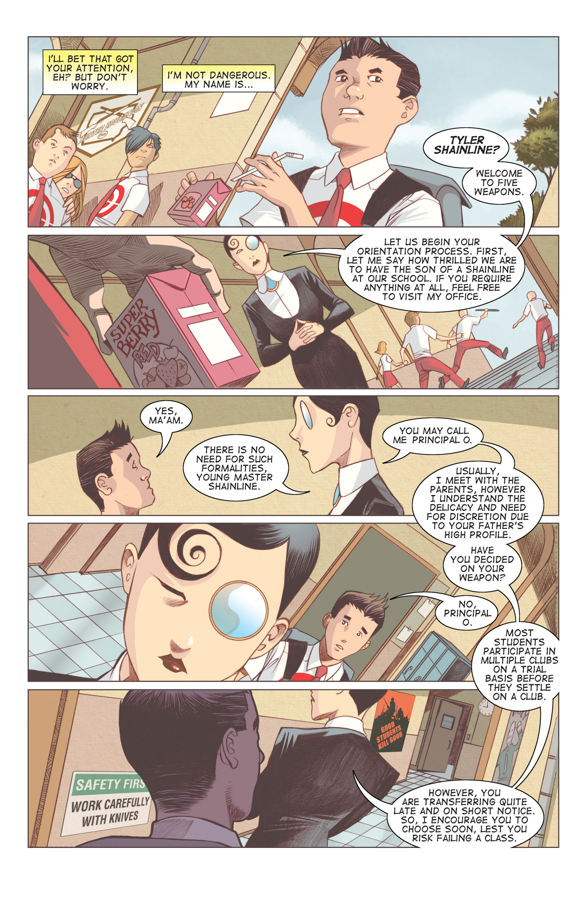 Read online Five Weapons comic -  Issue #1 - 5