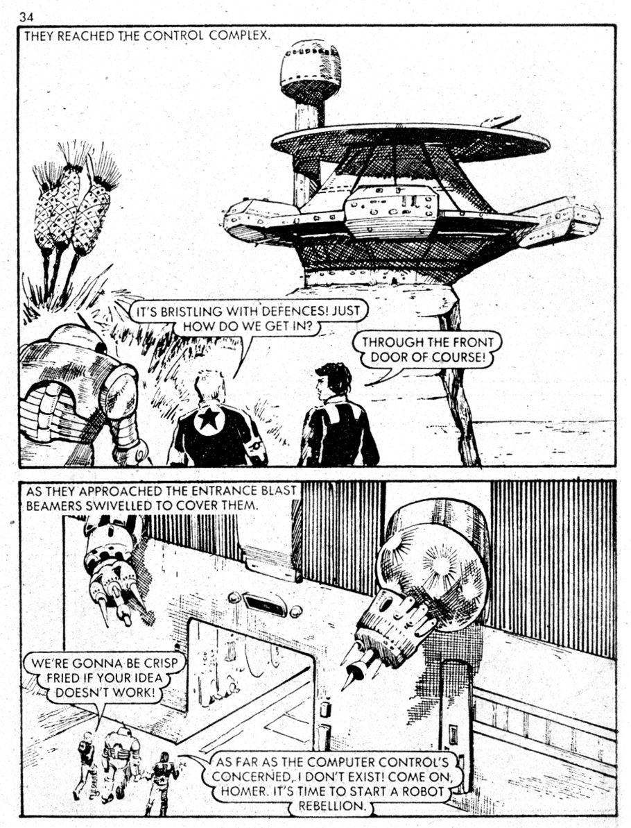 Read online Starblazer comic -  Issue #21 - 34