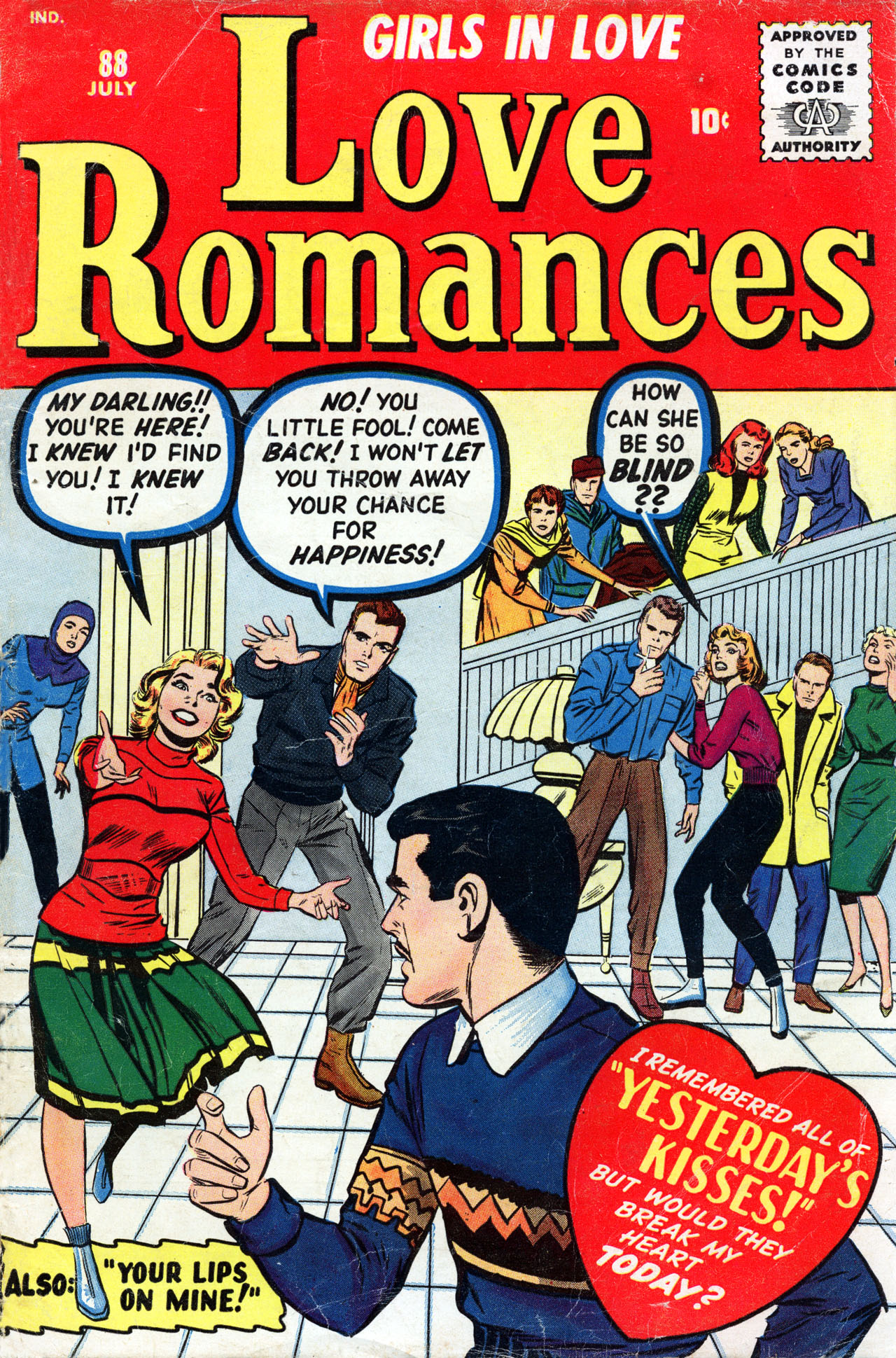 Read online Love Romances comic -  Issue #88 - 1