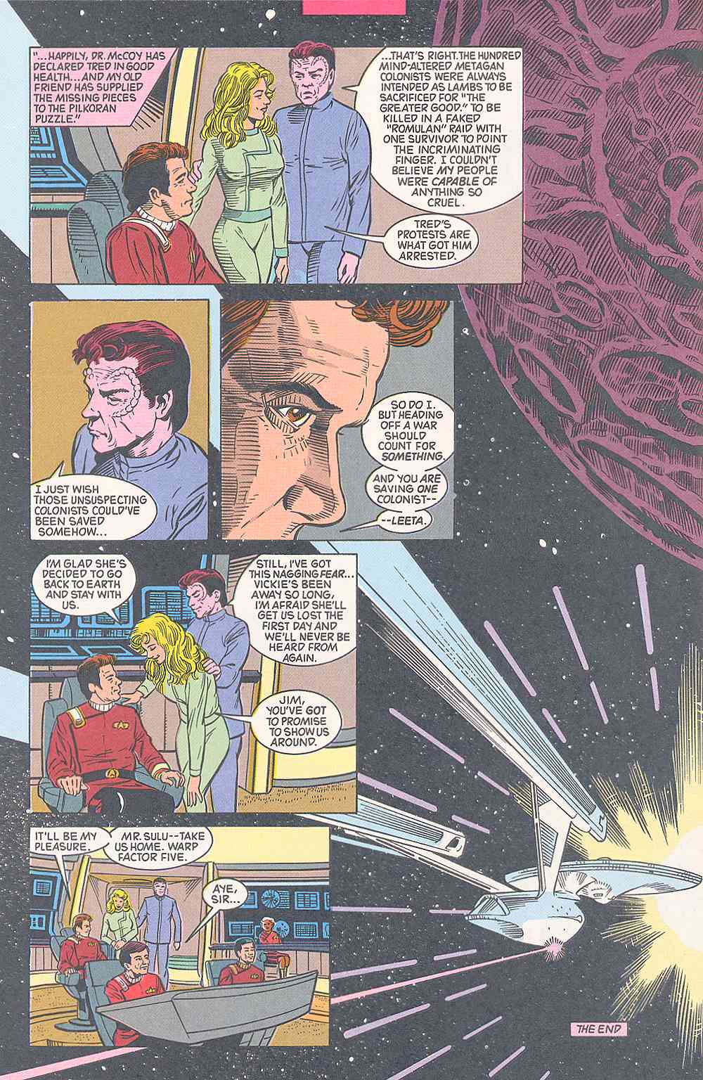Read online Star Trek (1989) comic -  Issue #28 - 30