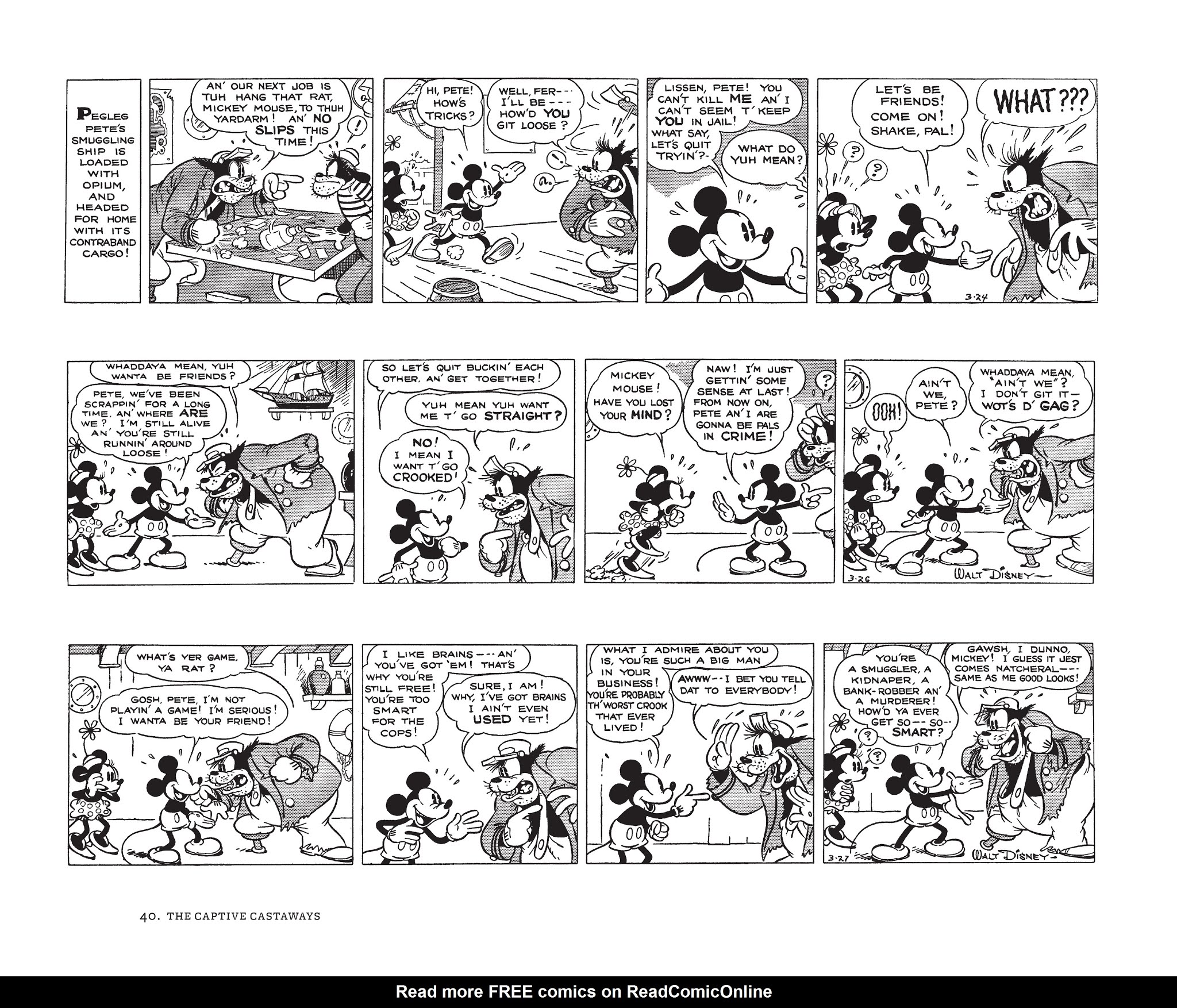 Read online Walt Disney's Mickey Mouse by Floyd Gottfredson comic -  Issue # TPB 3 (Part 1) - 40