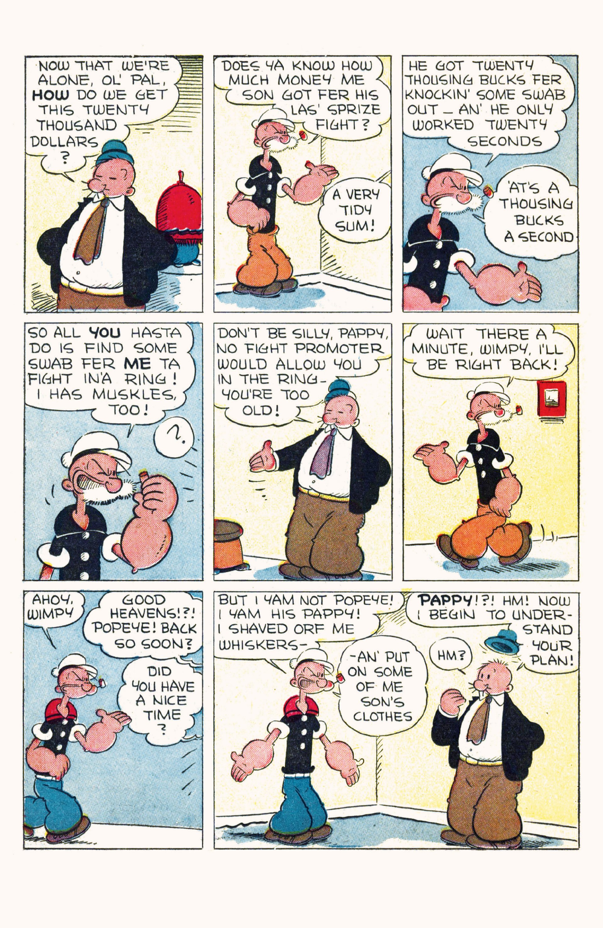 Read online Classic Popeye comic -  Issue #2 - 38