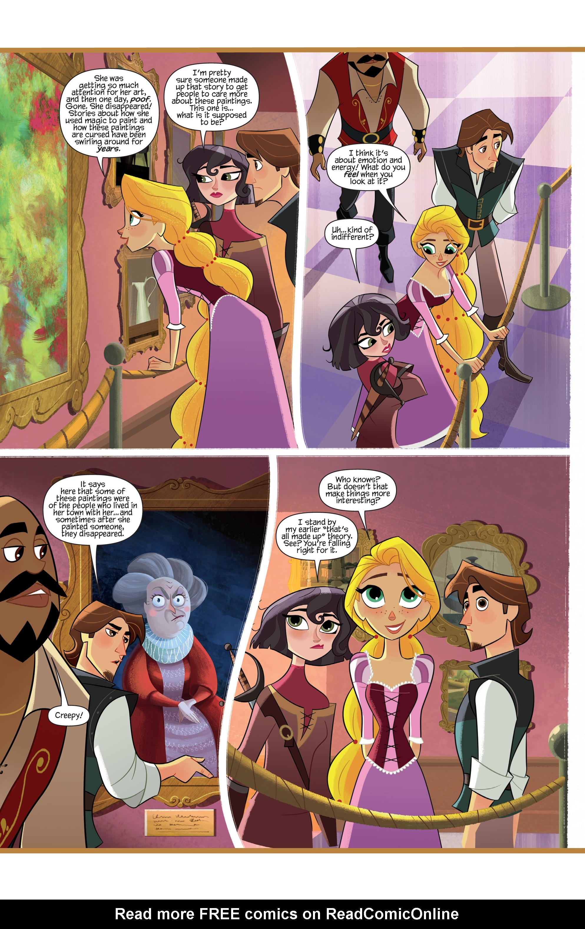 Read online Tangled: The Series: Hair and Now comic -  Issue #3 - 4