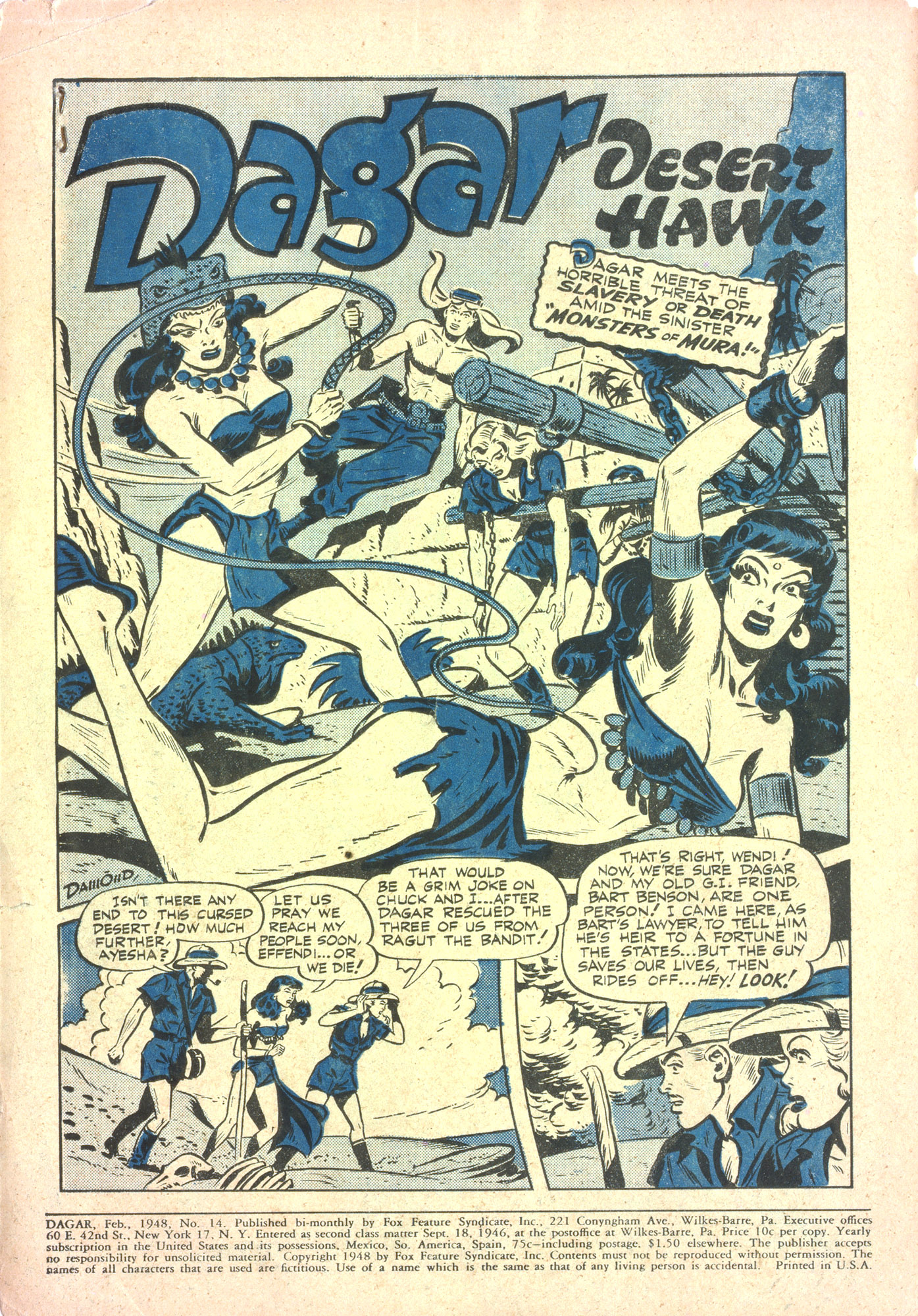 Read online Dagar Desert Hawk comic -  Issue #14 - 2