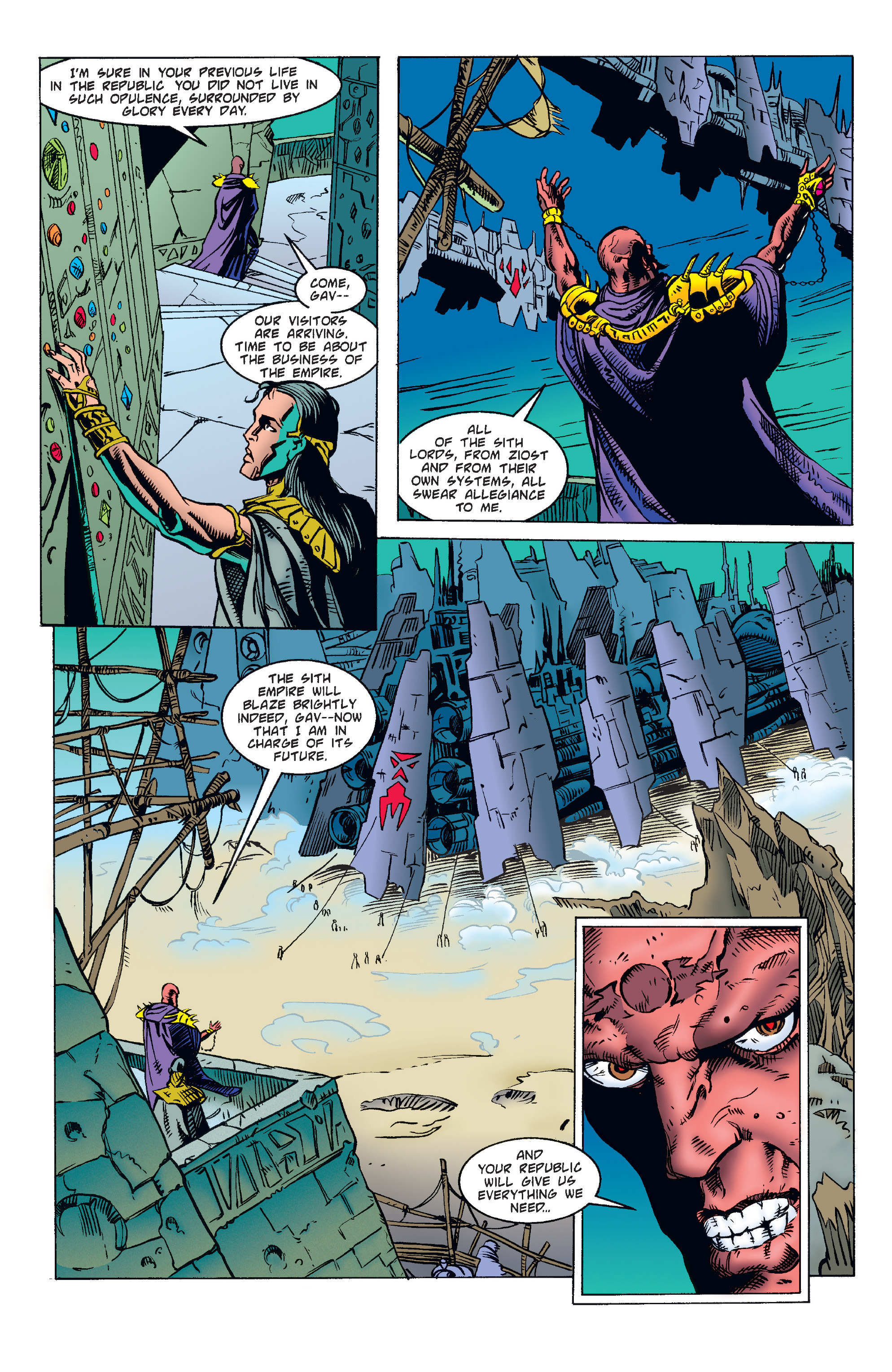 Read online Star Wars: Tales of the Jedi - The Fall of the Sith Empire comic -  Issue #1 - 11