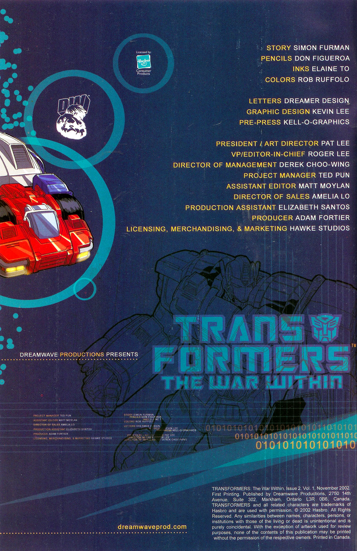 Read online Transformers: The War Within comic -  Issue #2 - 2