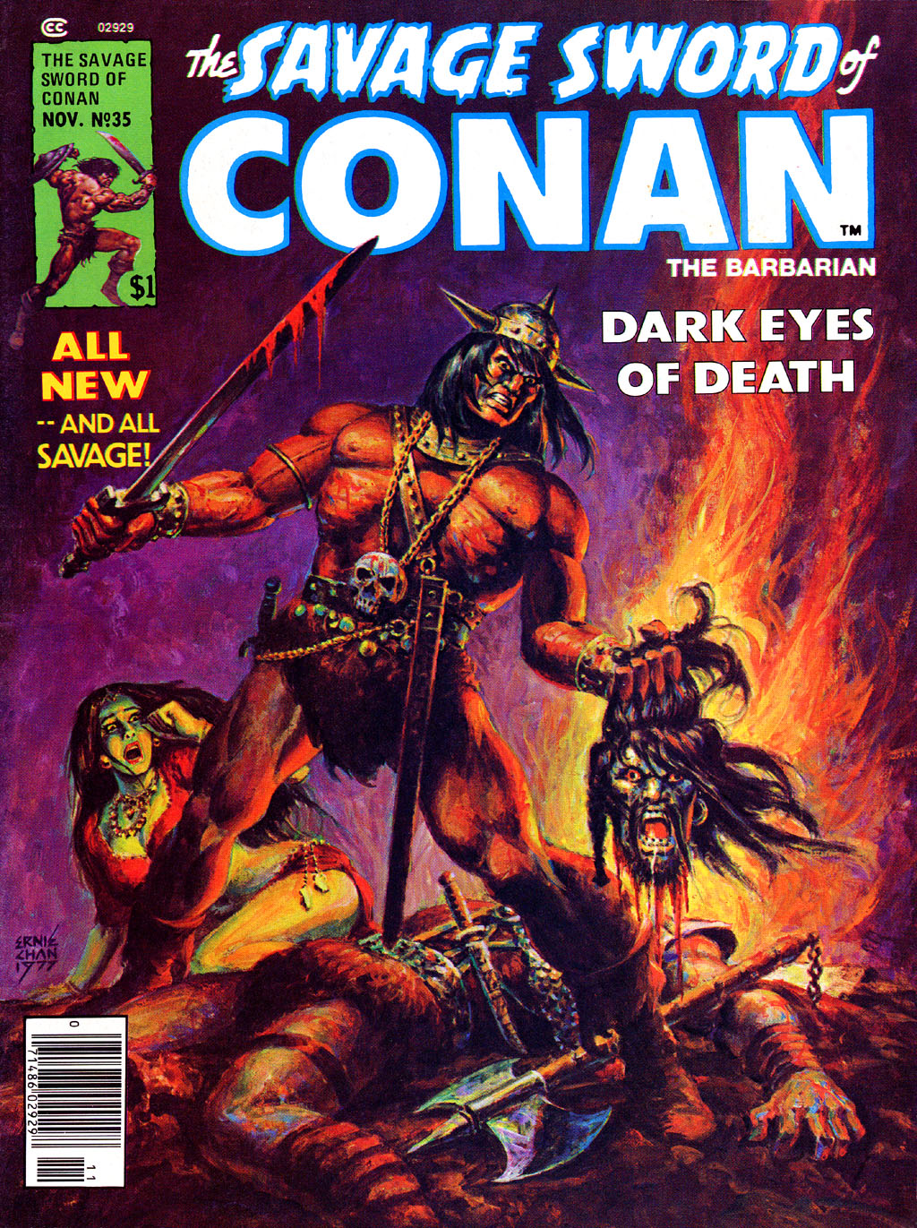 Read online The Savage Sword Of Conan comic -  Issue #35 - 1