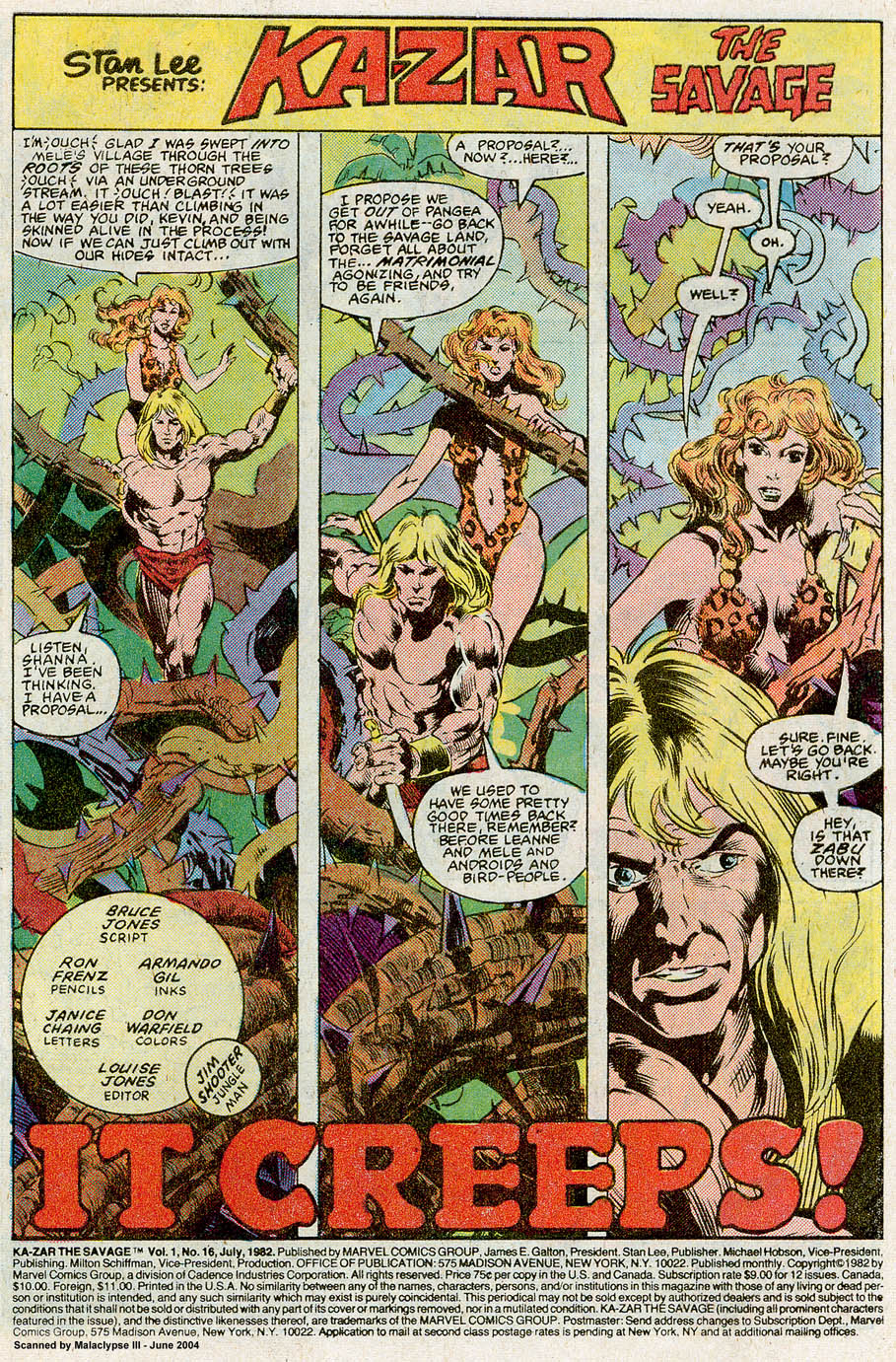 Read online Ka-Zar the Savage comic -  Issue #16 - 2