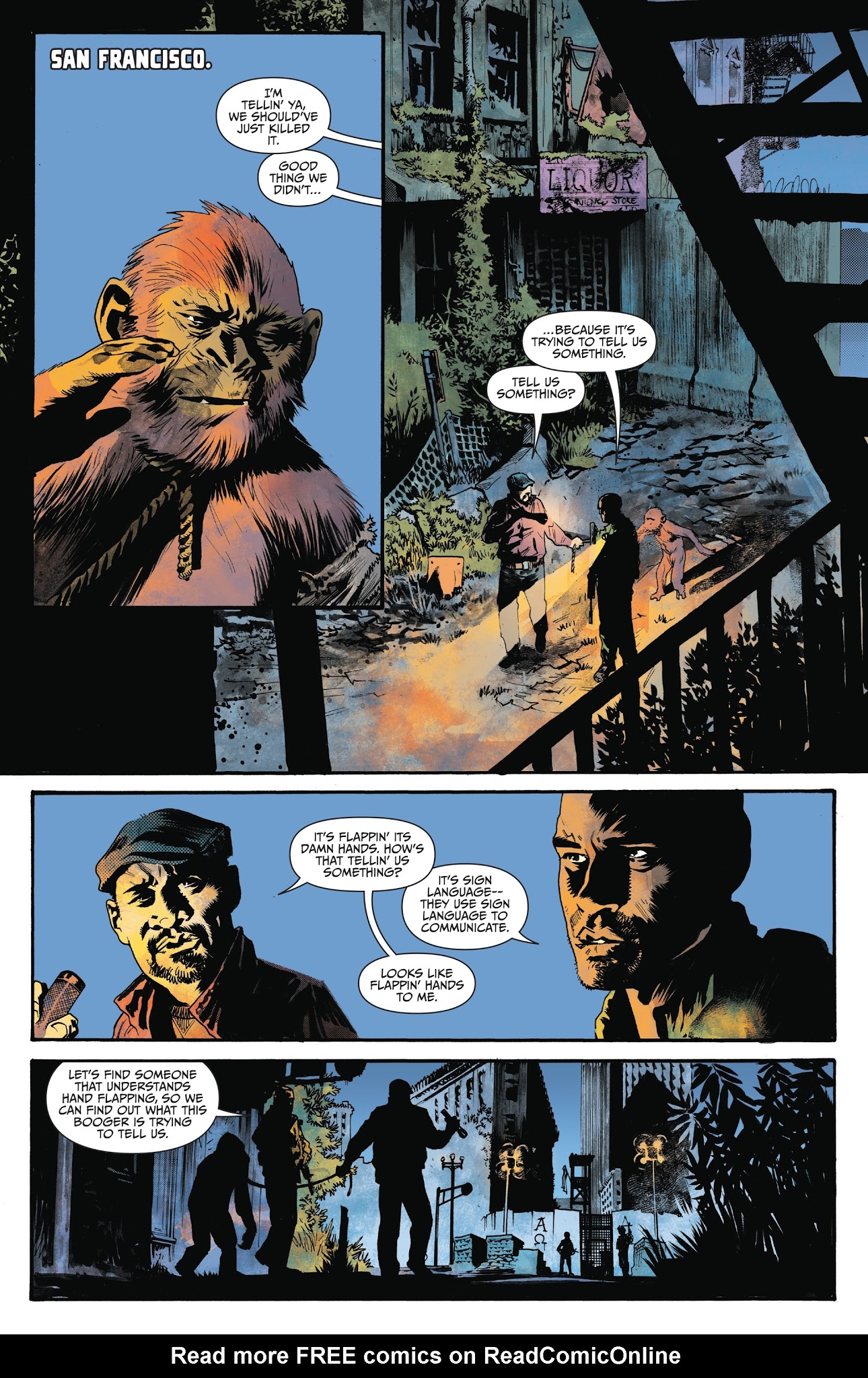 Read online War for the Planet of the Apes comic -  Issue #4 - 3