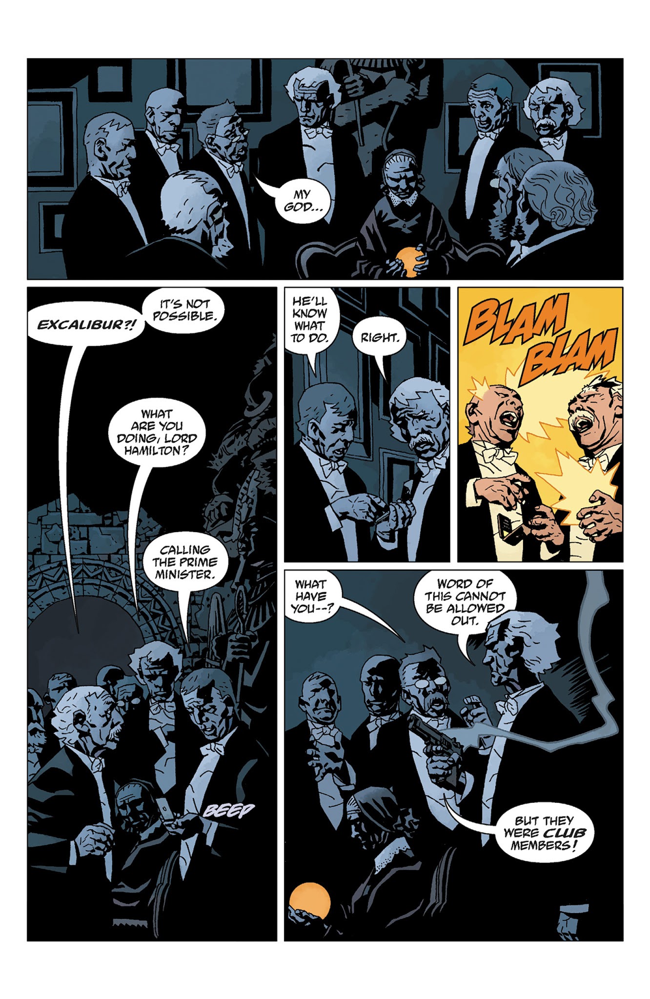 Read online Hellboy: The Wild Hunt comic -  Issue # TPB - 174