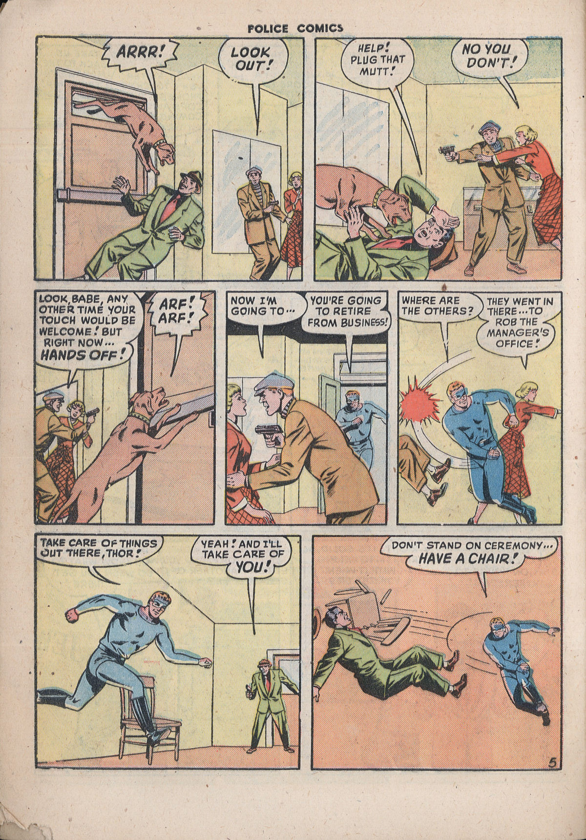 Read online Police Comics comic -  Issue #95 - 32