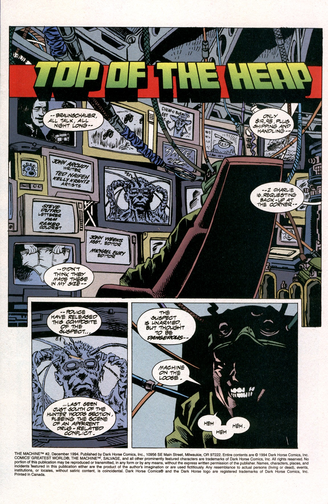 Read online The Machine comic -  Issue #2 - 3