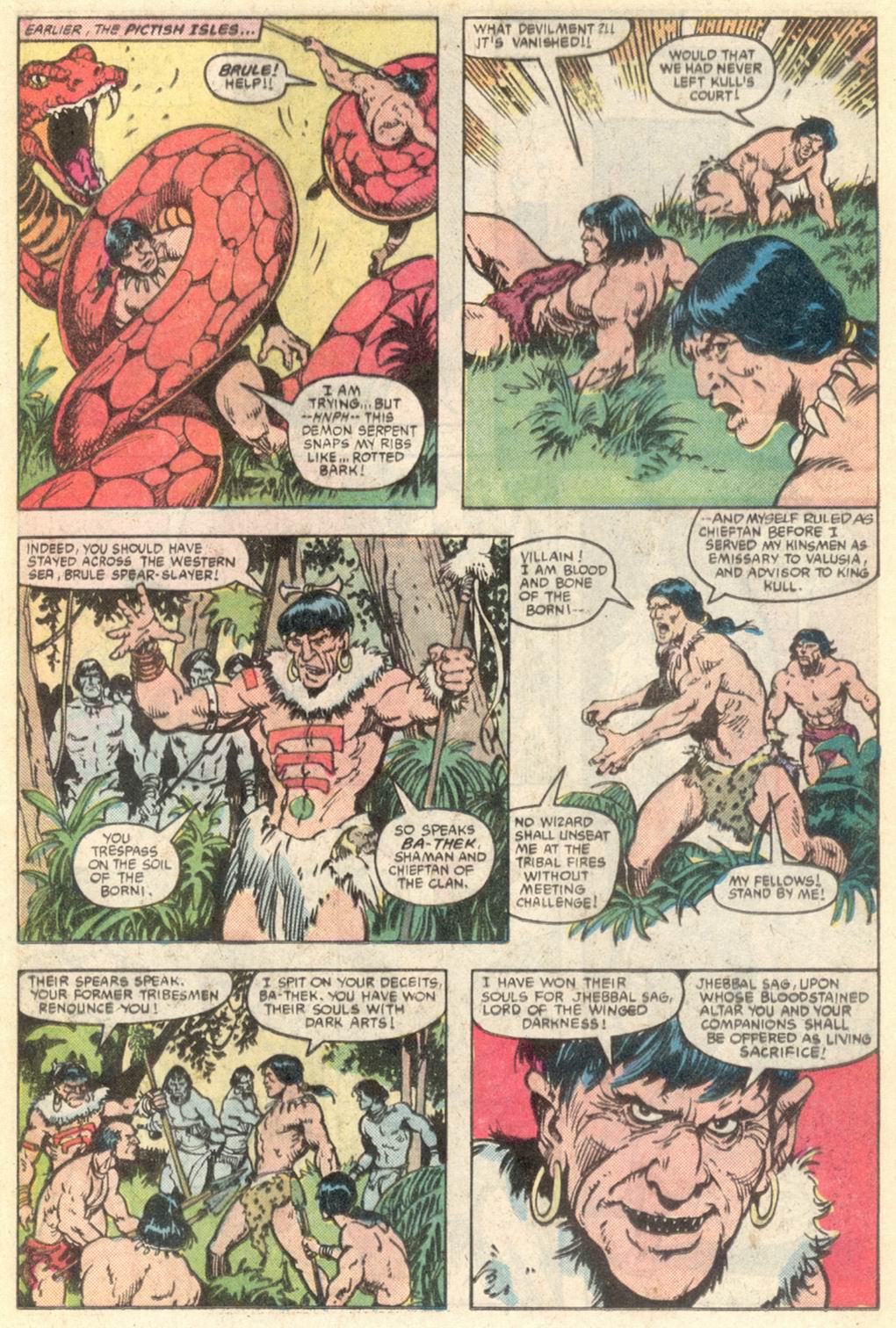 Read online Kull The Conqueror (1983) comic -  Issue #10 - 11