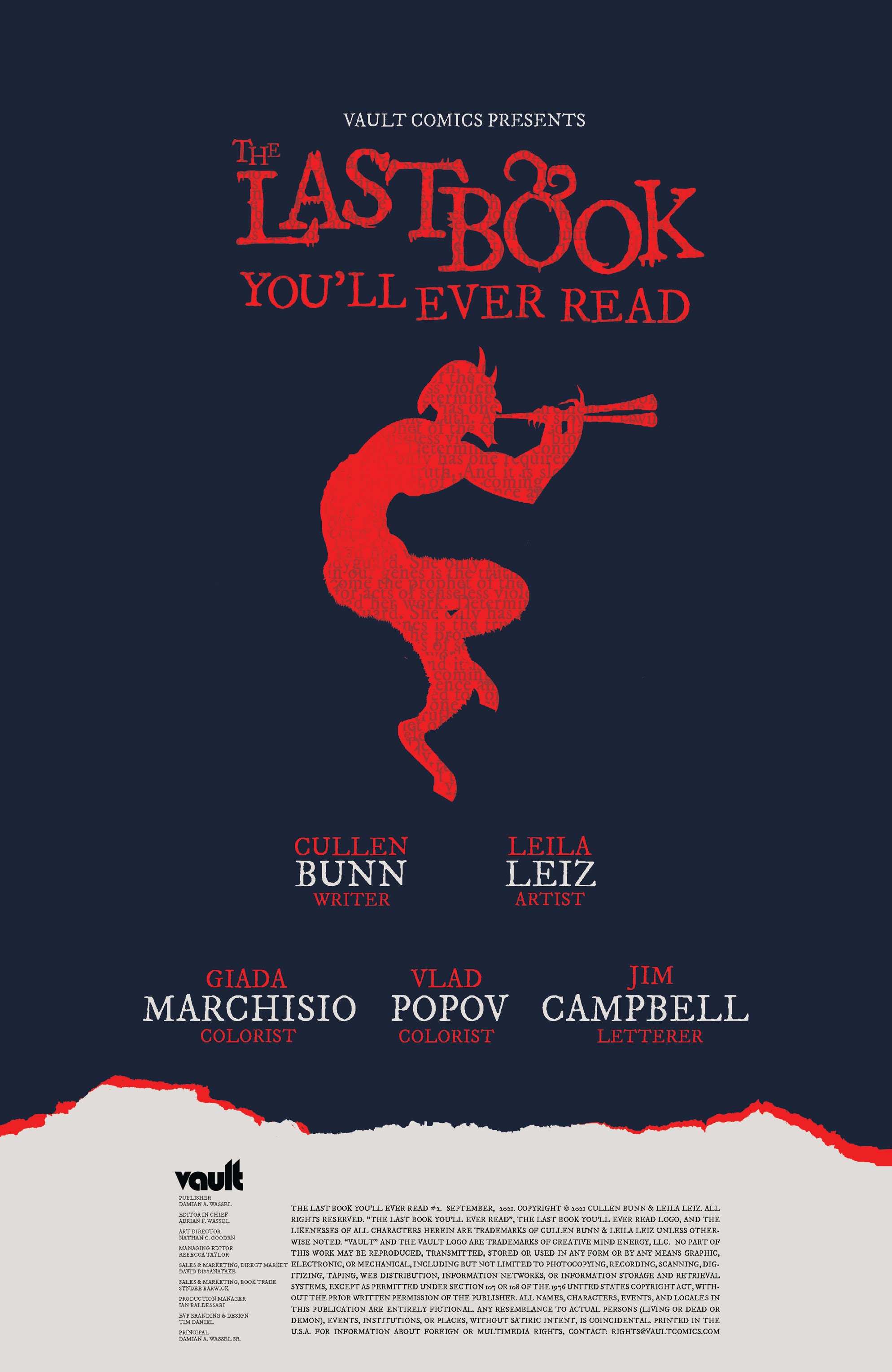 Read online Last Book You'll Ever Read comic -  Issue #2 - 2