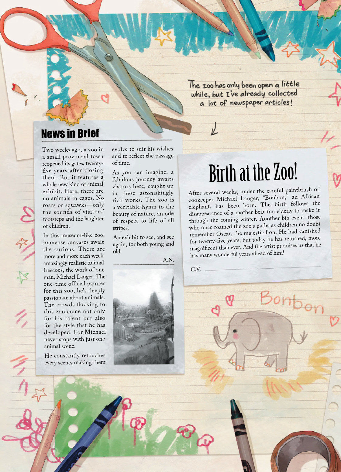 Read online Cici's Journal: The Adventures of a Writer-in-Training comic -  Issue # TPB (Part 1) - 70