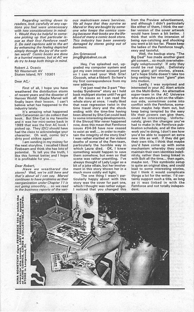 Read online Femforce comic -  Issue #105 - 31