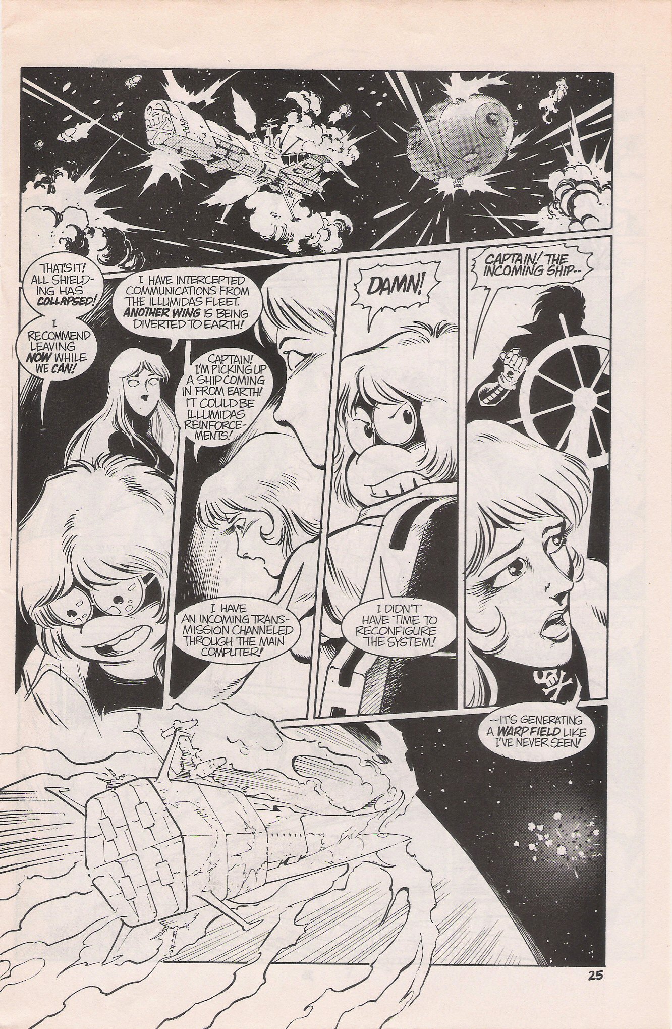 Read online Captain Harlock: Deathshadow Rising comic -  Issue #6 - 27