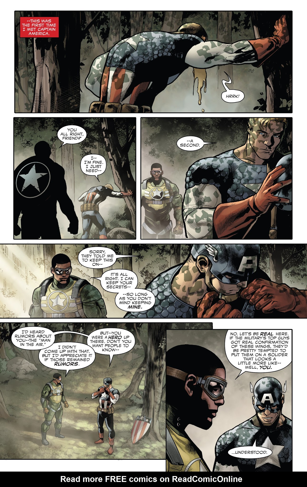 Read online Generations: Sam Wilson Captain America & Steve Rogers Captain America comic -  Issue # Full - 11