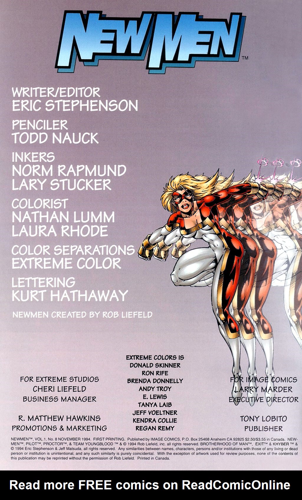Read online NewMen comic -  Issue #8 - 2