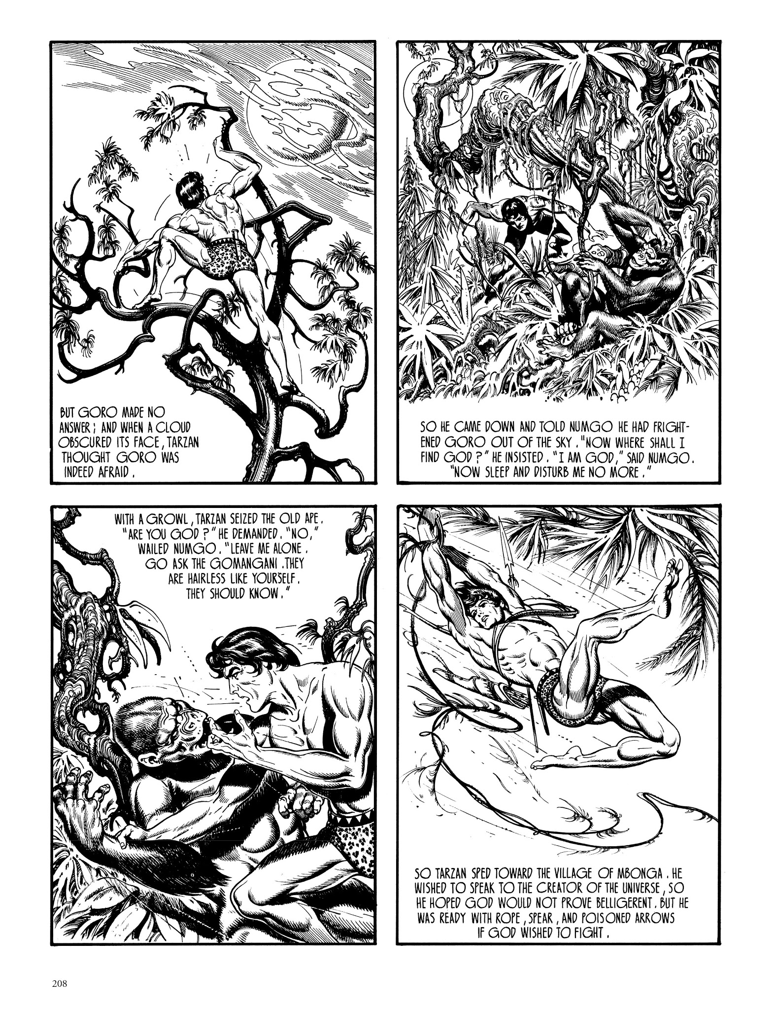 Read online Edgar Rice Burroughs' Tarzan: Burne Hogarth's Lord of the Jungle comic -  Issue # TPB - 207
