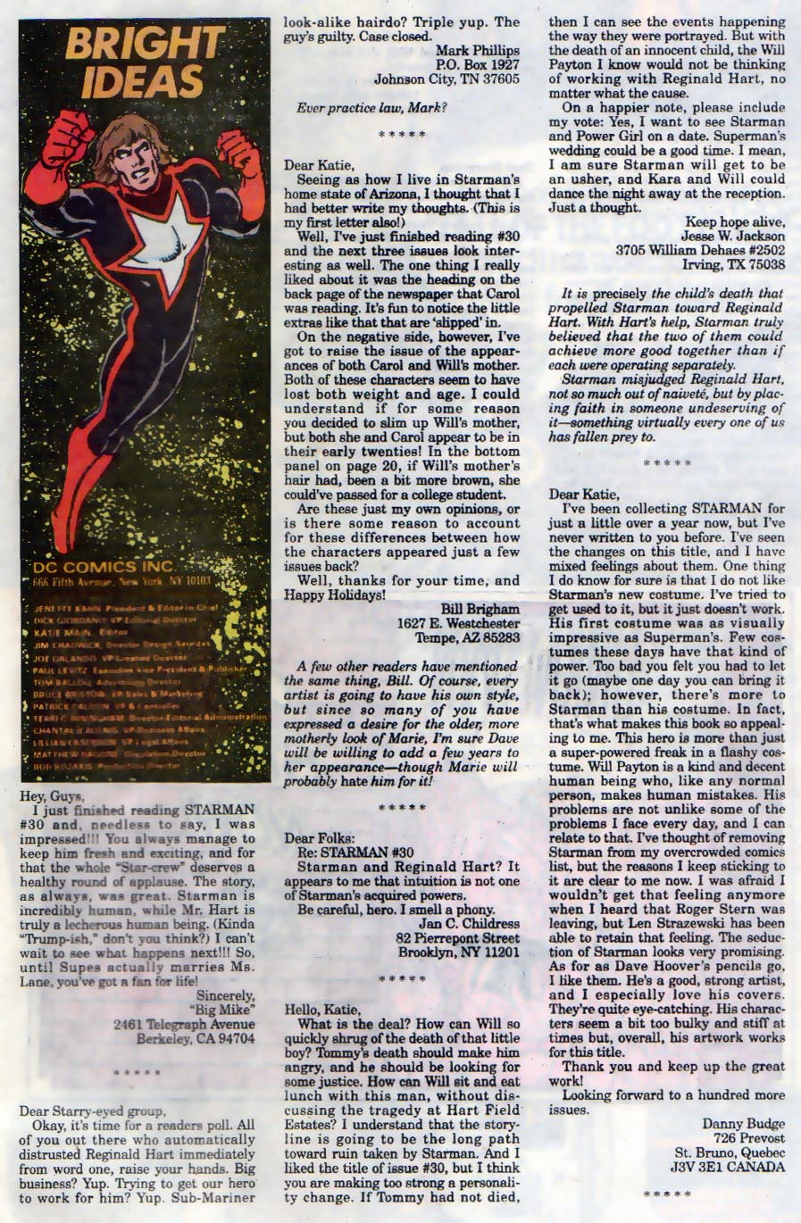 Starman (1988) Issue #34 #34 - English 24
