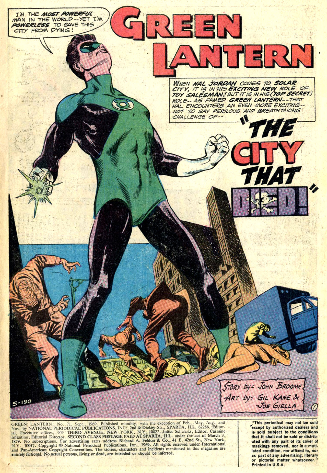 Read online Green Lantern (1960) comic -  Issue #71 - 3