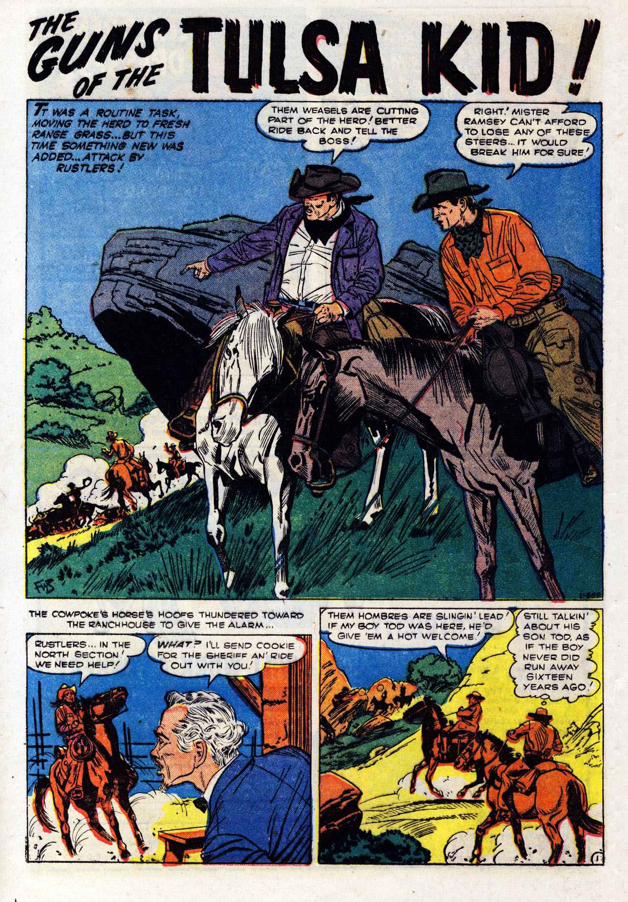 Read online Western Trails comic -  Issue #1 - 16