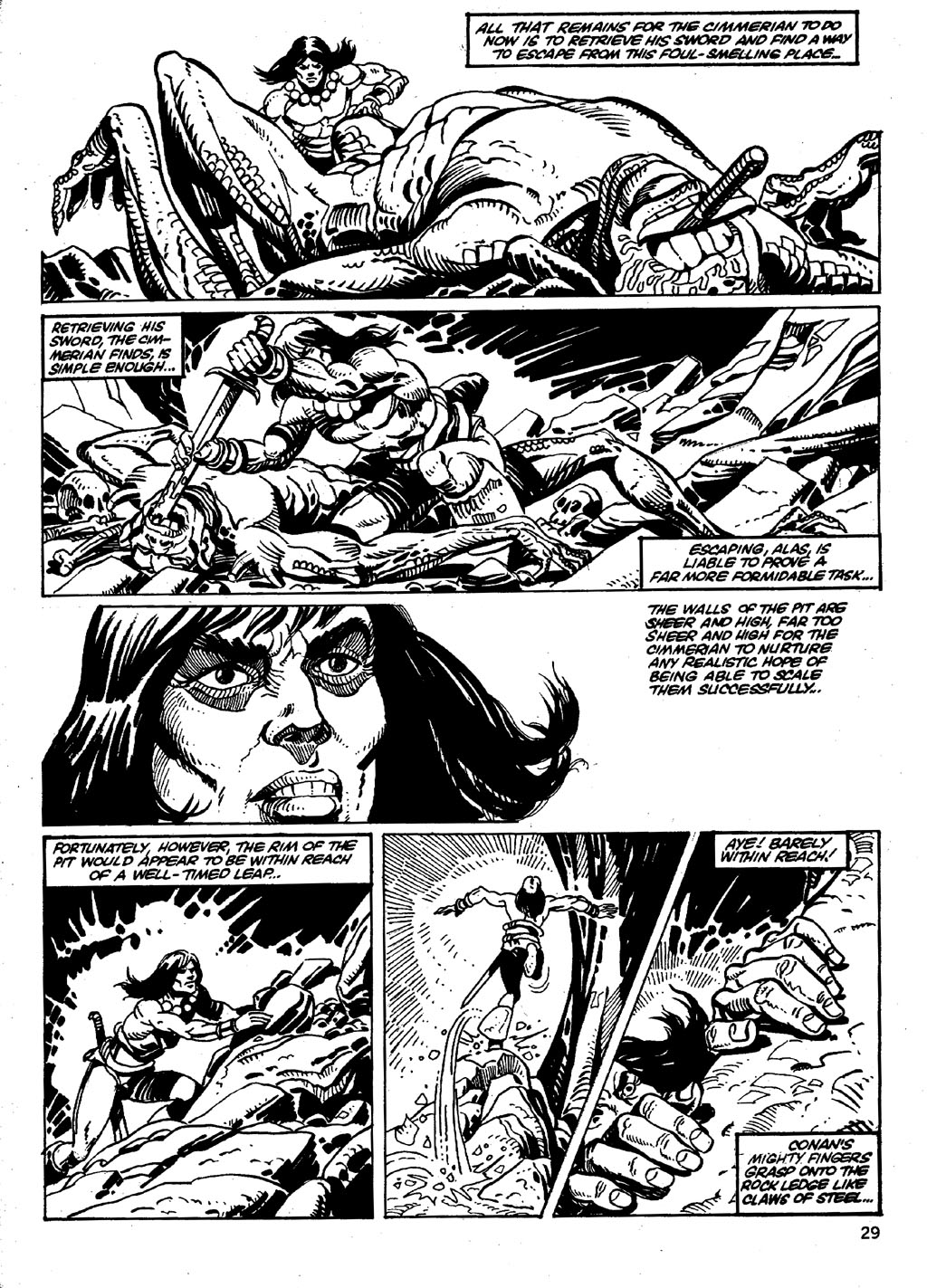 Read online The Savage Sword Of Conan comic -  Issue #86 - 29