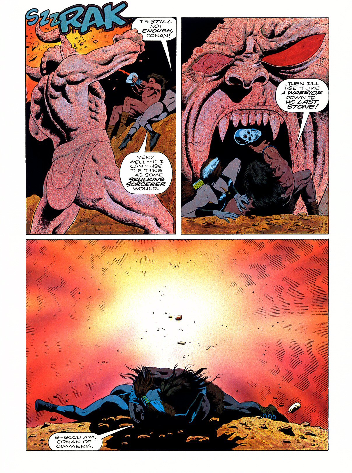 Read online Marvel Graphic Novel comic -  Issue #53 - Conan - The Skull of Set - 60