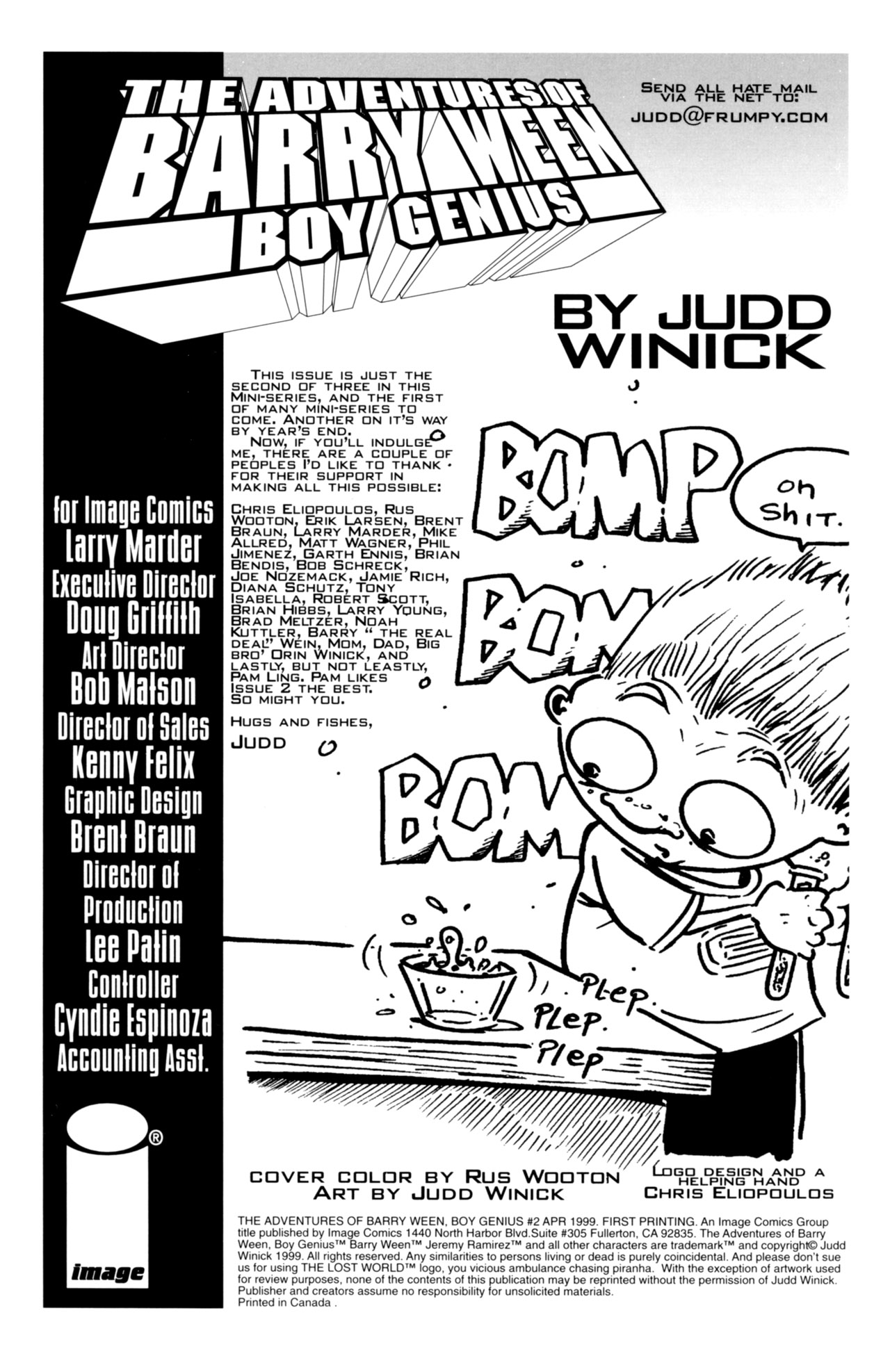 Read online The Adventures of Barry Ween, Boy Genius comic -  Issue #2 - 2