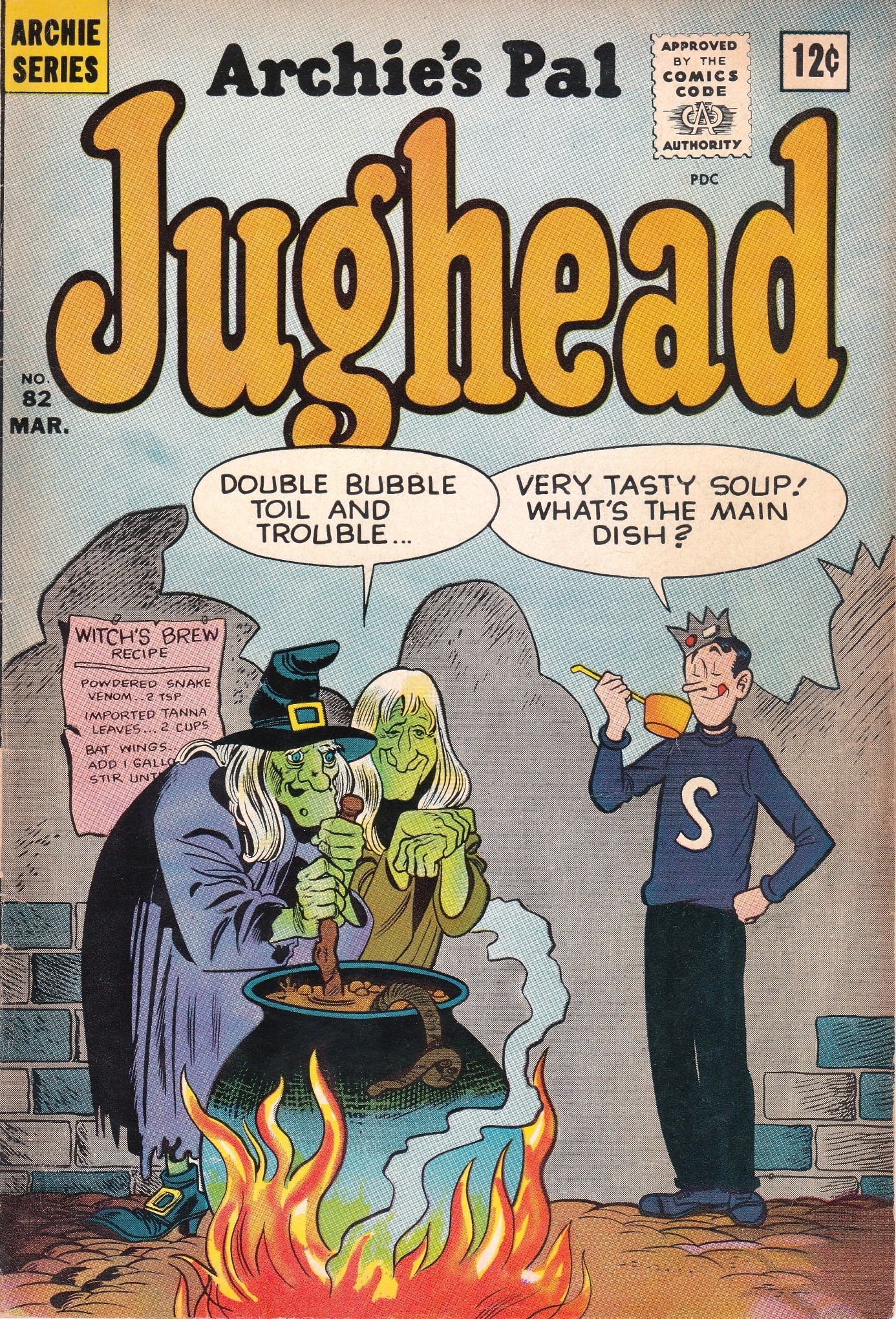 Read online Archie's Pal Jughead comic -  Issue #82 - 1