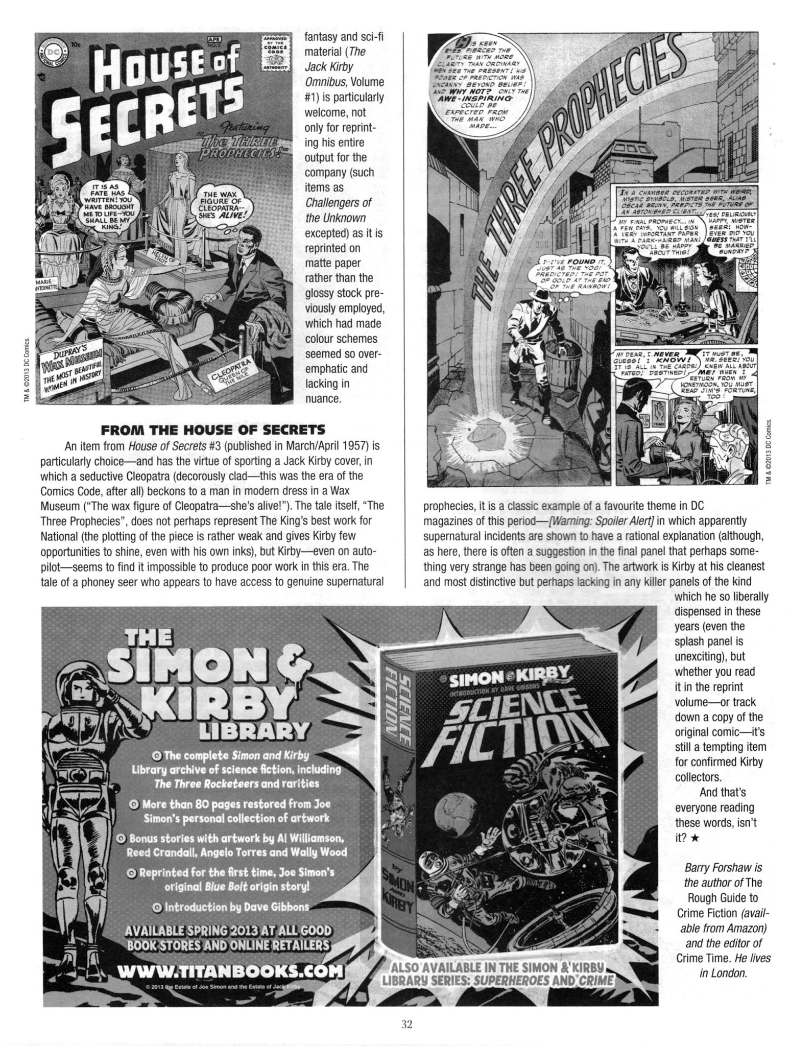 Read online The Jack Kirby Collector comic -  Issue #60 - 36