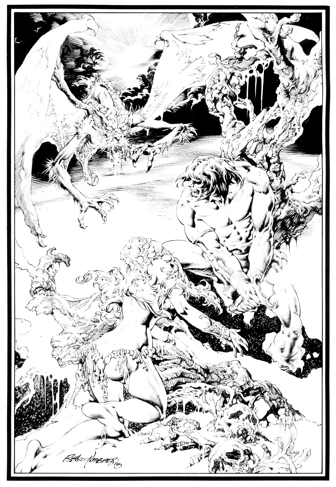 Read online The Savage Sword Of Conan comic -  Issue #55 - 2