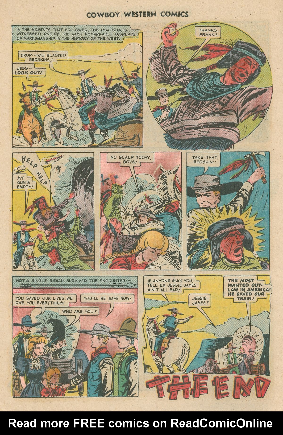 Read online Cowboy Western Comics (1948) comic -  Issue #31 - 6