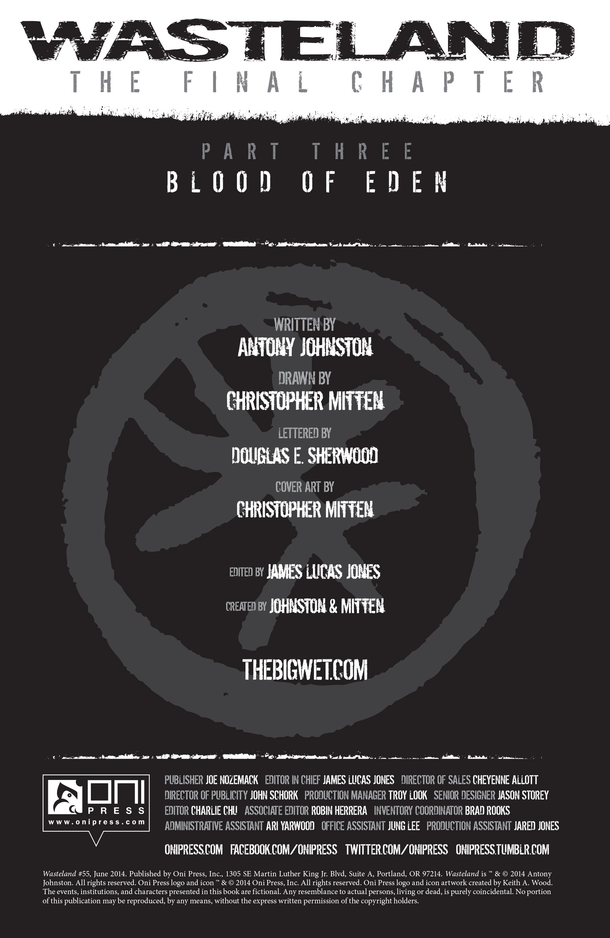 Read online Wasteland (2006) comic -  Issue #55 - 2